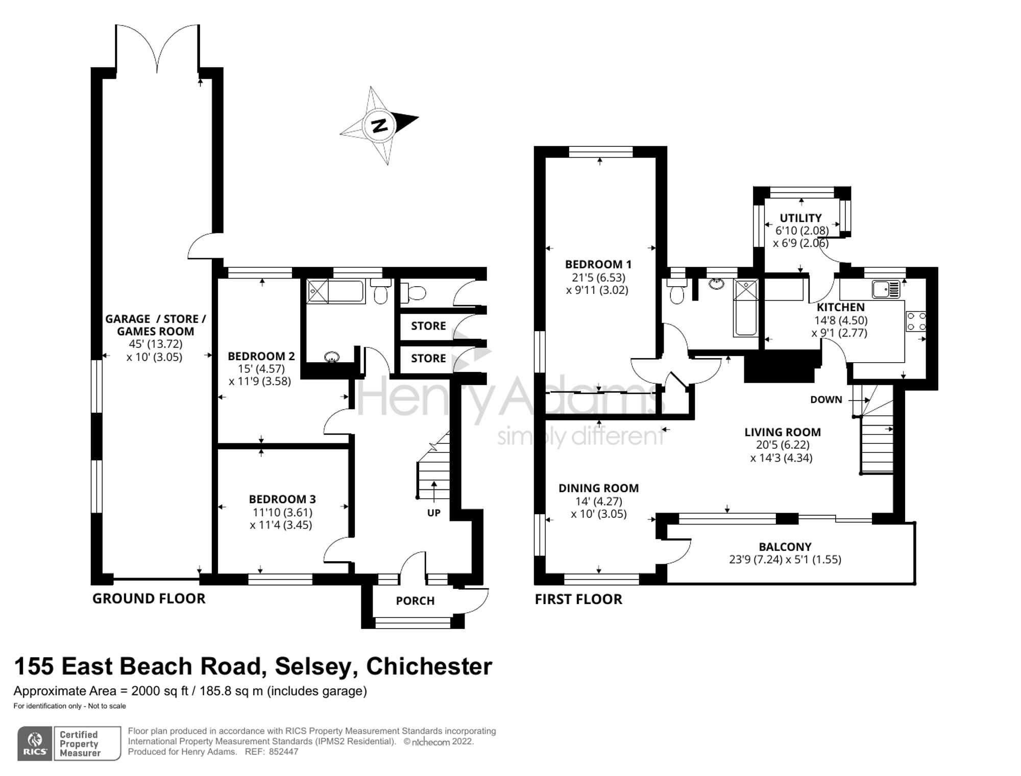 155 East Beach Road, Chichester floorplan