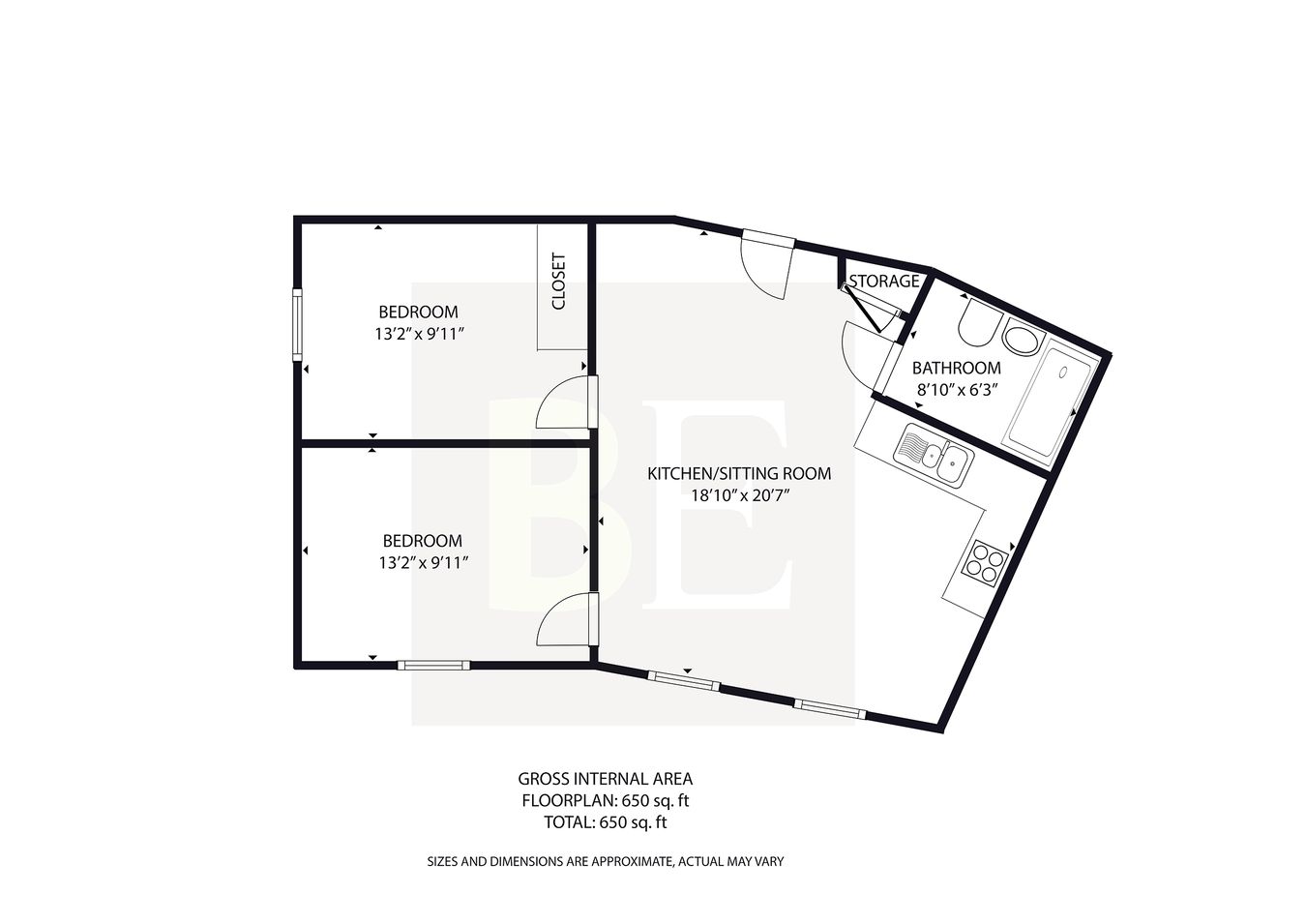 1 Claremont, Belvedere, Princes Tower Road, St Saviour floorplan