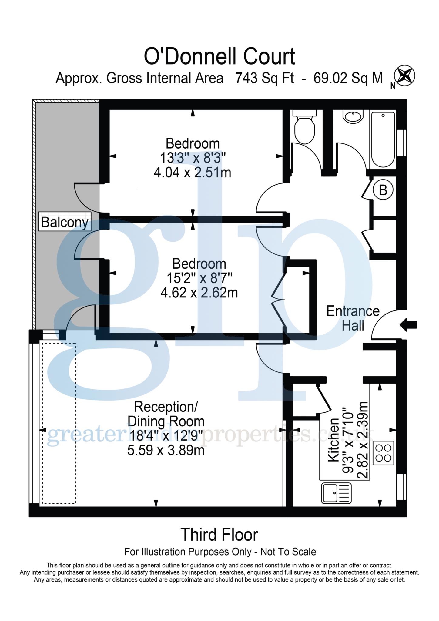 2 Bedrooms Flat for sale in Brunswick Centre, London WC1N
