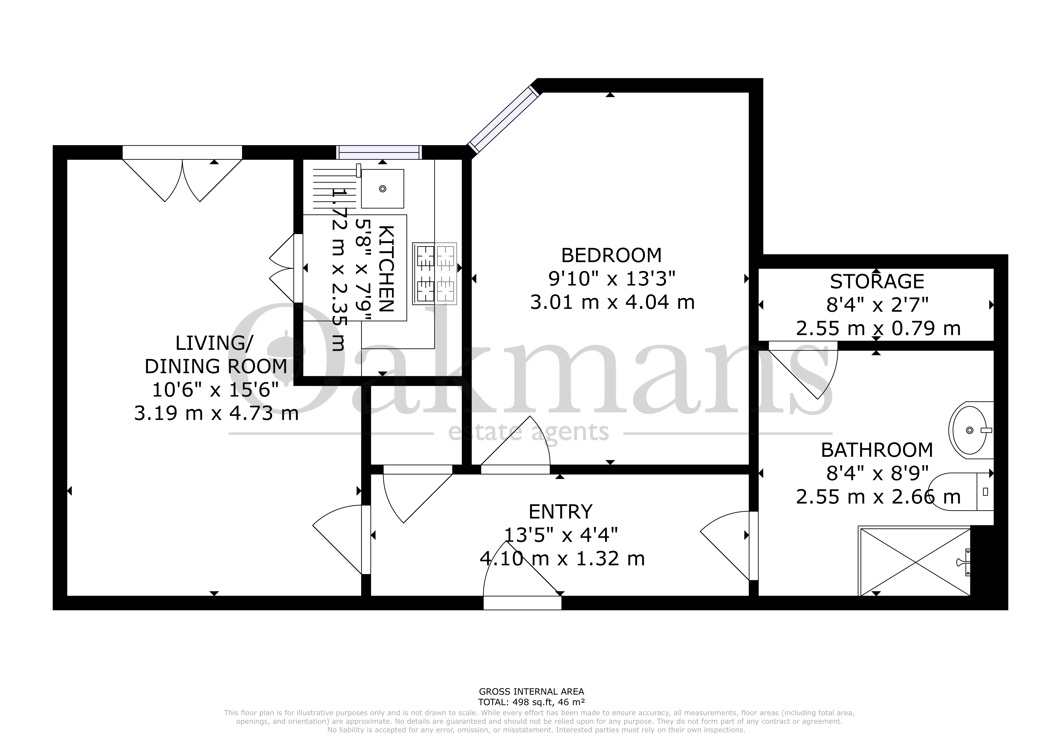 APARTMENT 26, LORNE COURT, BIRMINGHAM floorplan