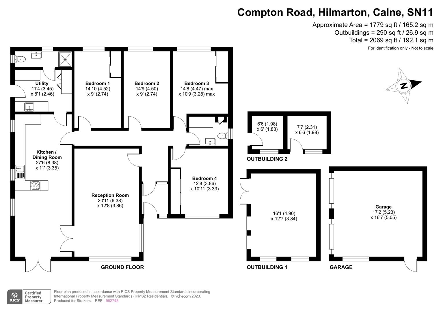 Compton Road, Hilmarton, Calne SN11, 4 bedroom detached bungalow for sale 64889658 PrimeLocation