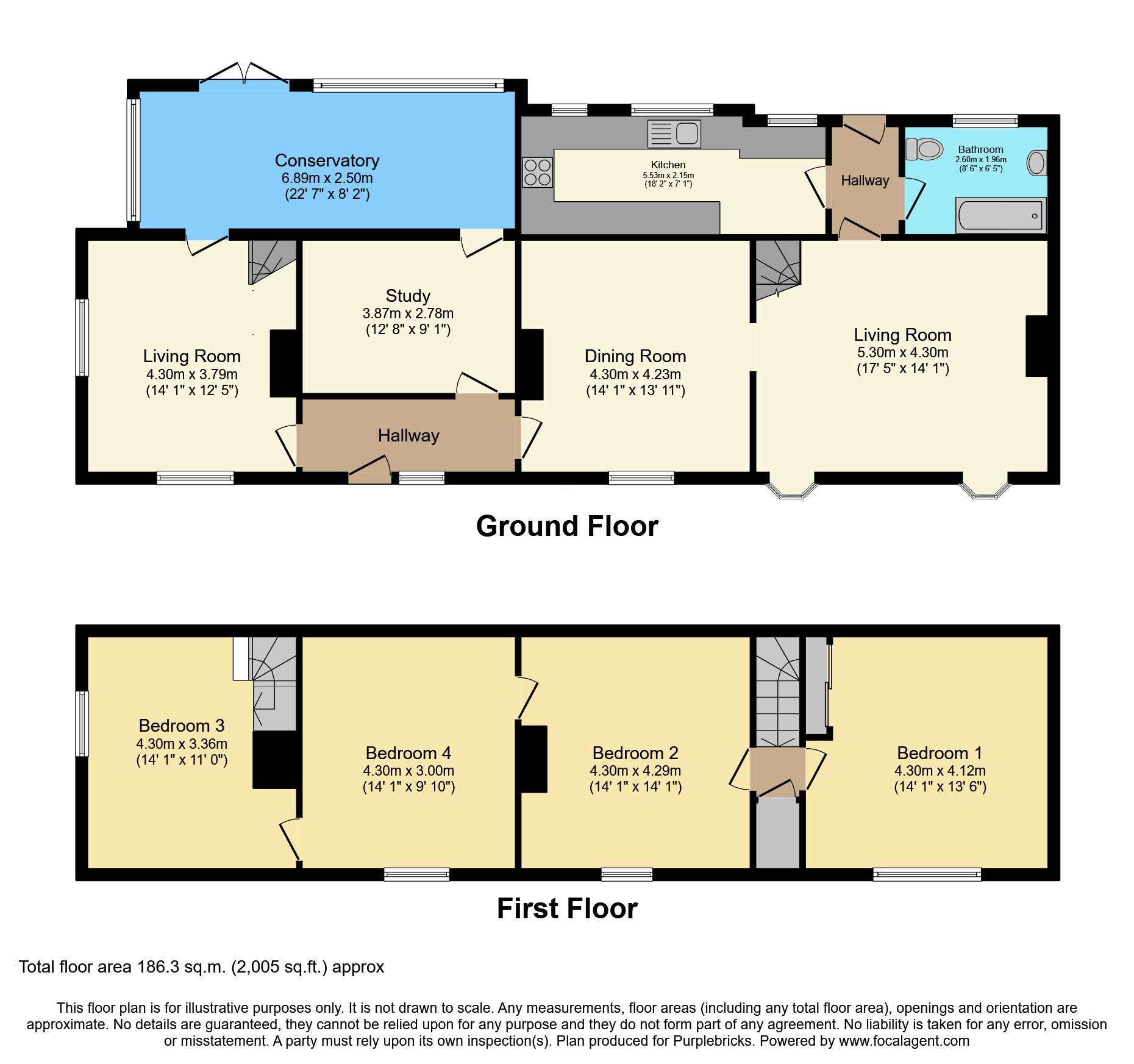 50, Station Road, Spalding floorplan
