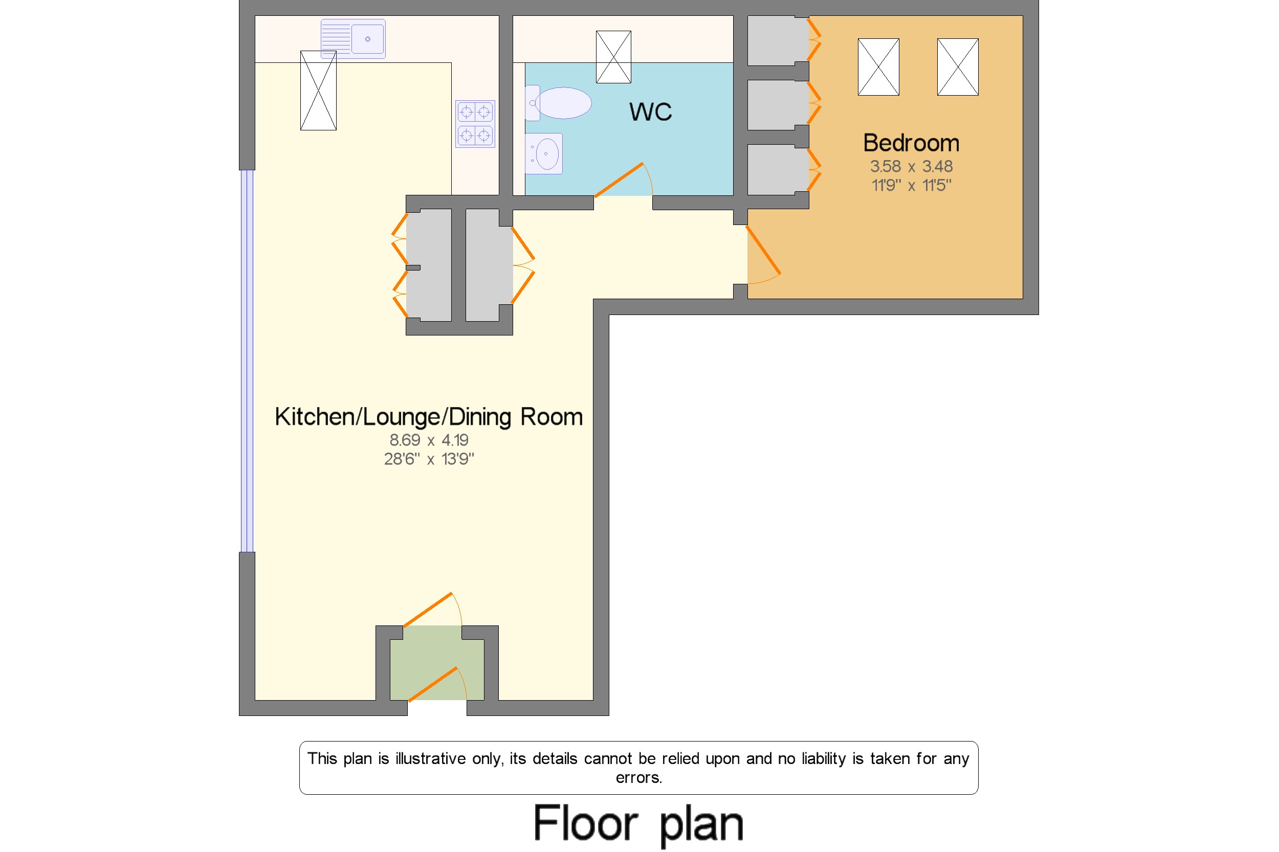 1 Bedrooms Flat for sale in Oakfield Court, Oakfield Road, Bristol, Somerset BS8