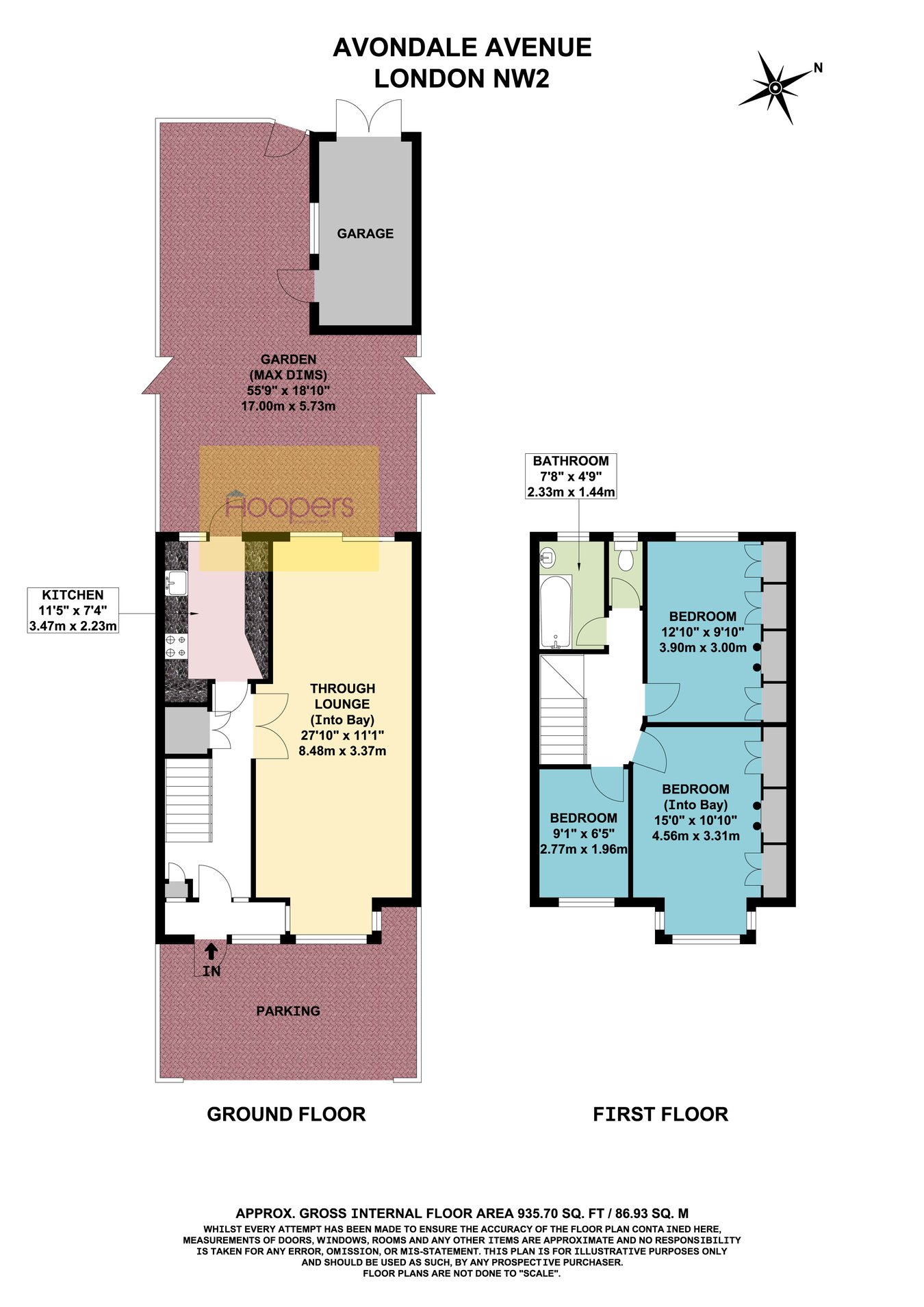 18, Avondale Avenue, London floorplan