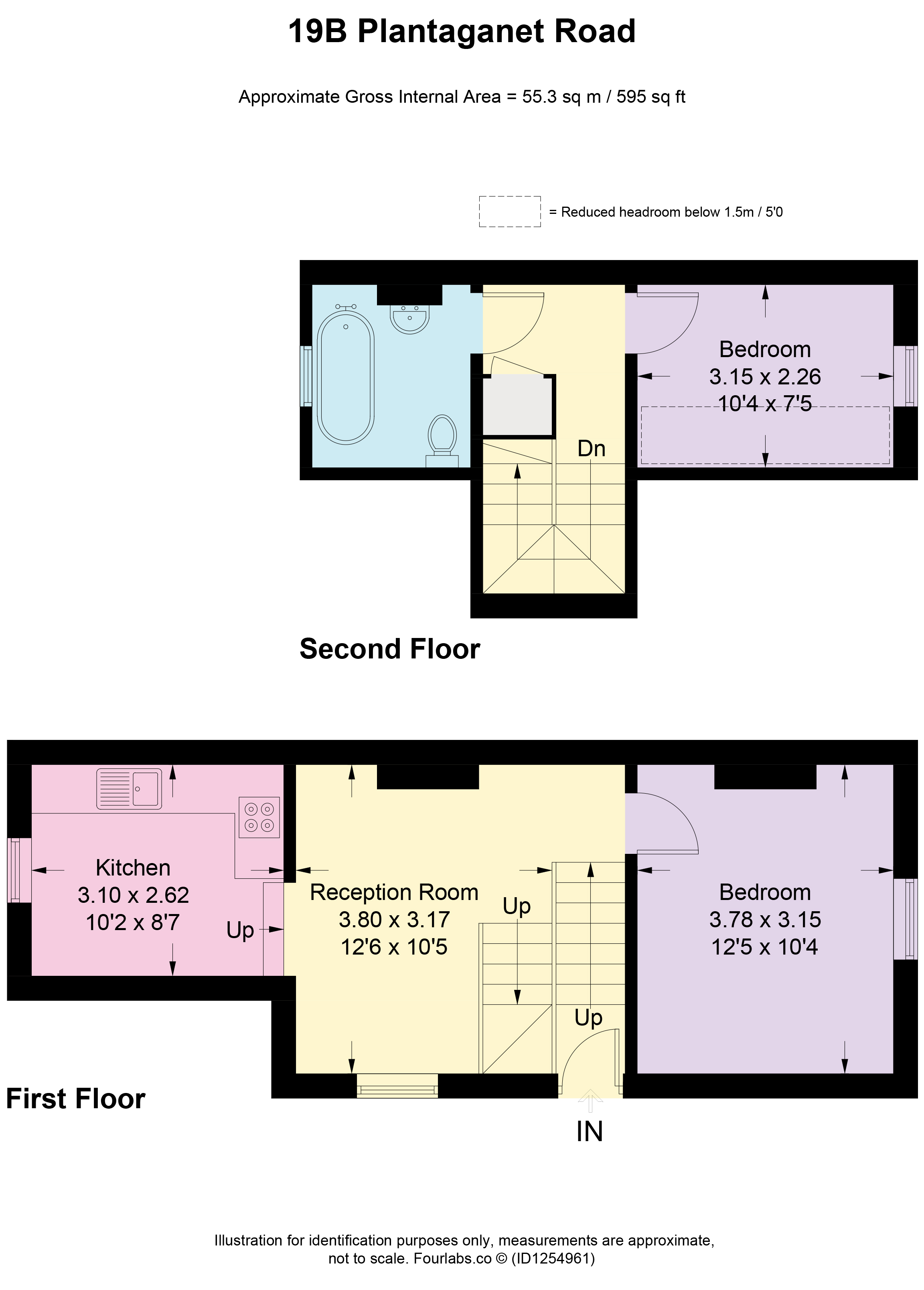 19b, Plantagenet Road, Herts floorplan