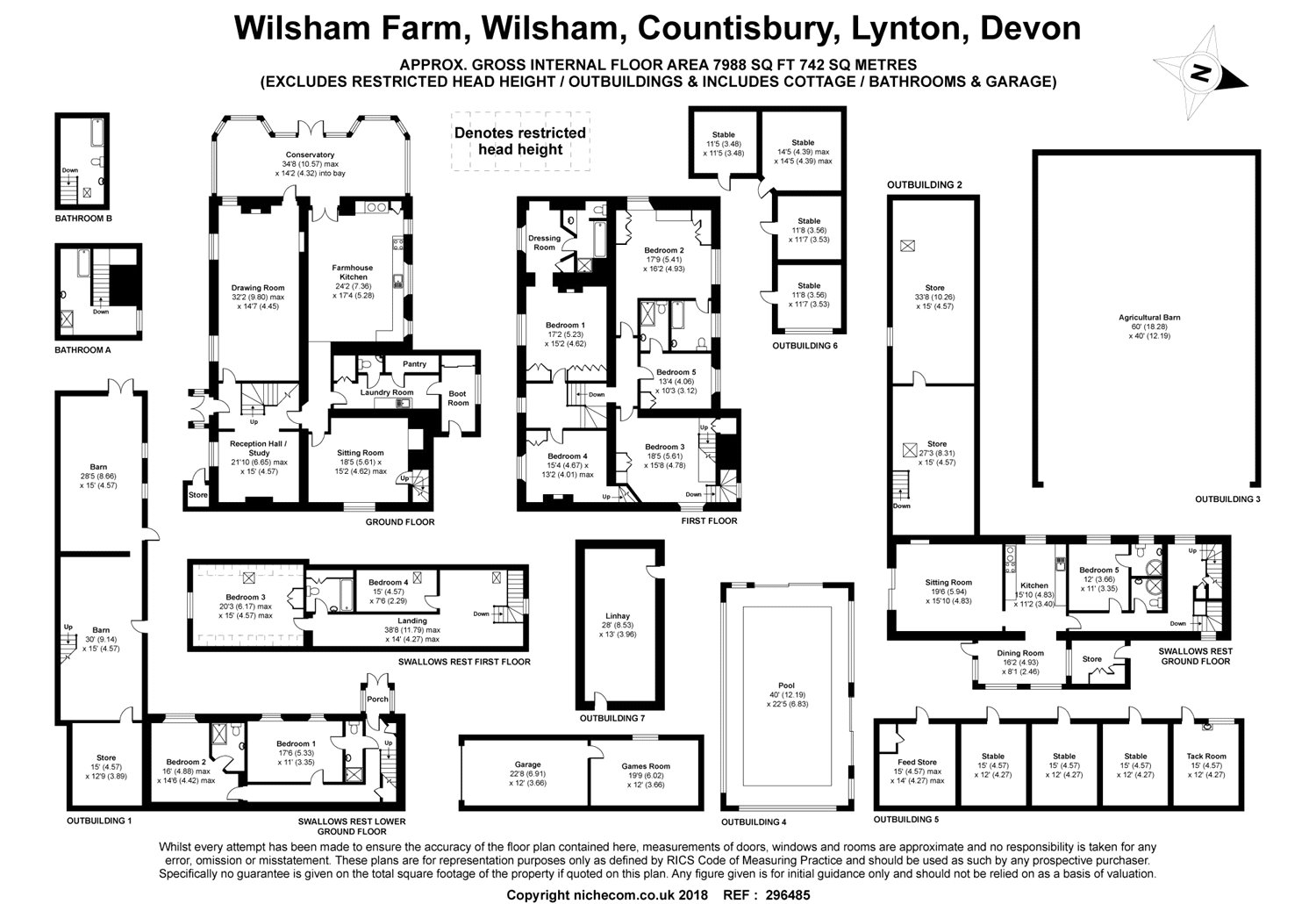 0 Bedrooms  for sale in Wilsham Lane, Countisbury, Lynton, Devon EX35