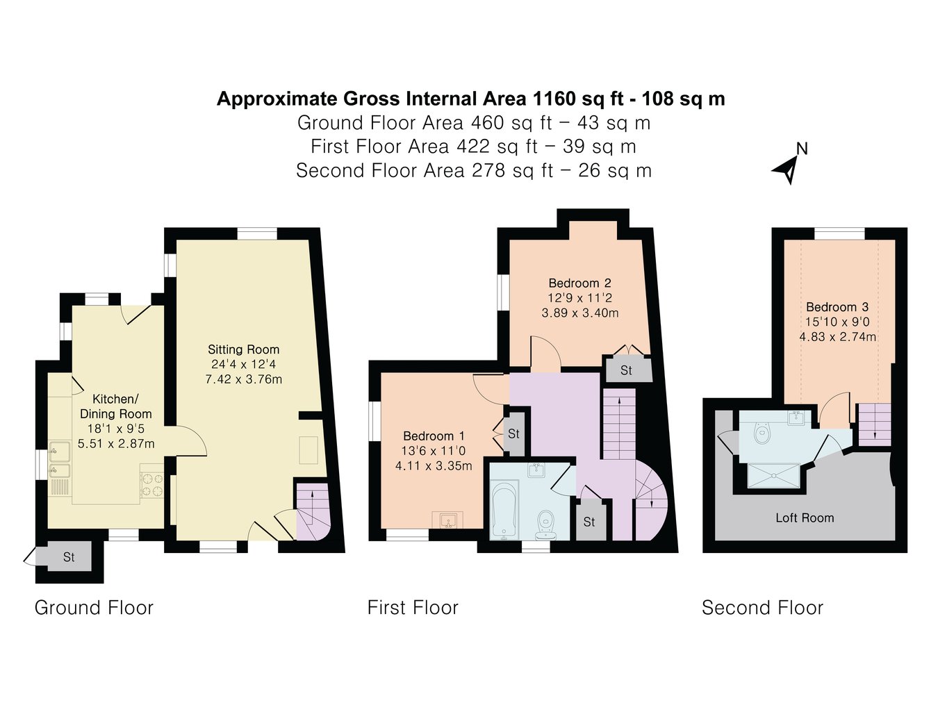 Rock Cottage, Brewery Lane, Nailsworth floorplan
