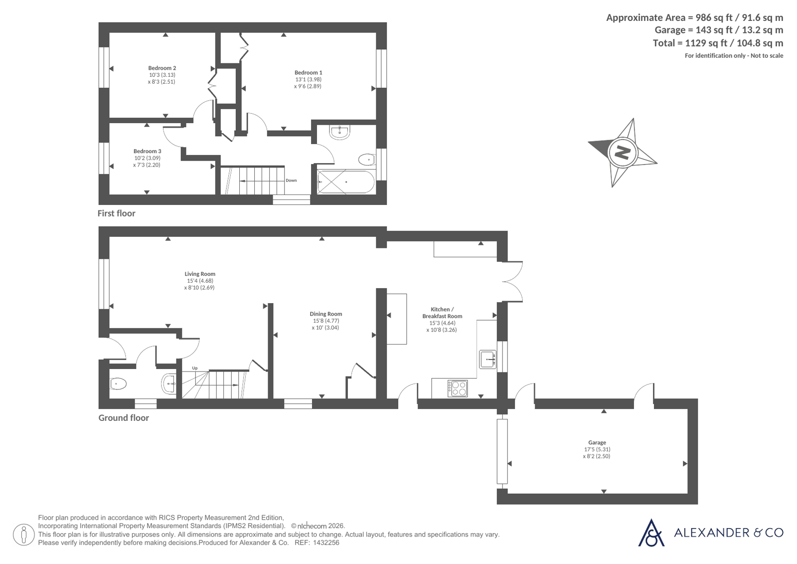 11, Offas Lane, Buckingham floorplan