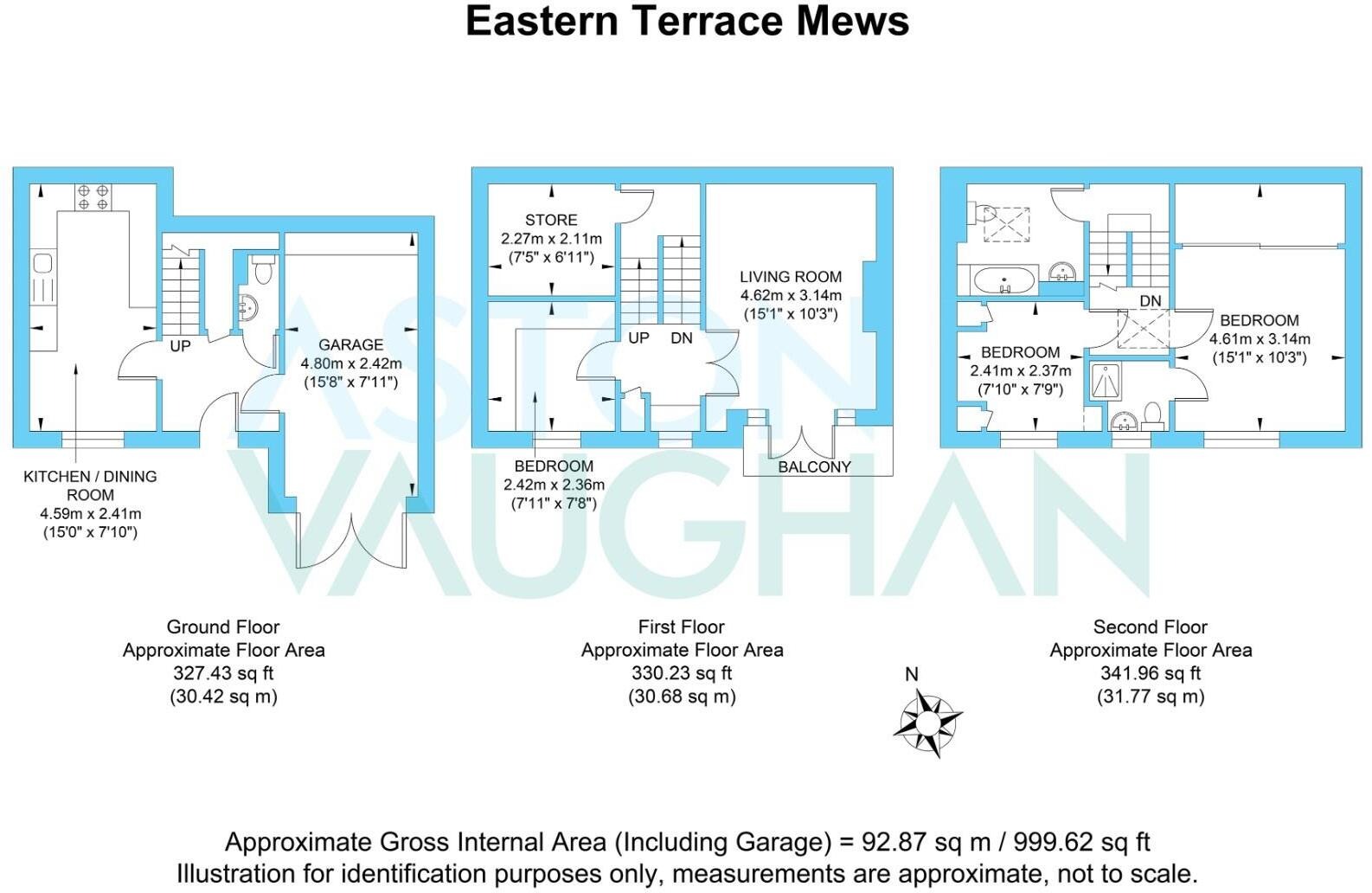 Eastern Terrace Mews, Brighton floorplan