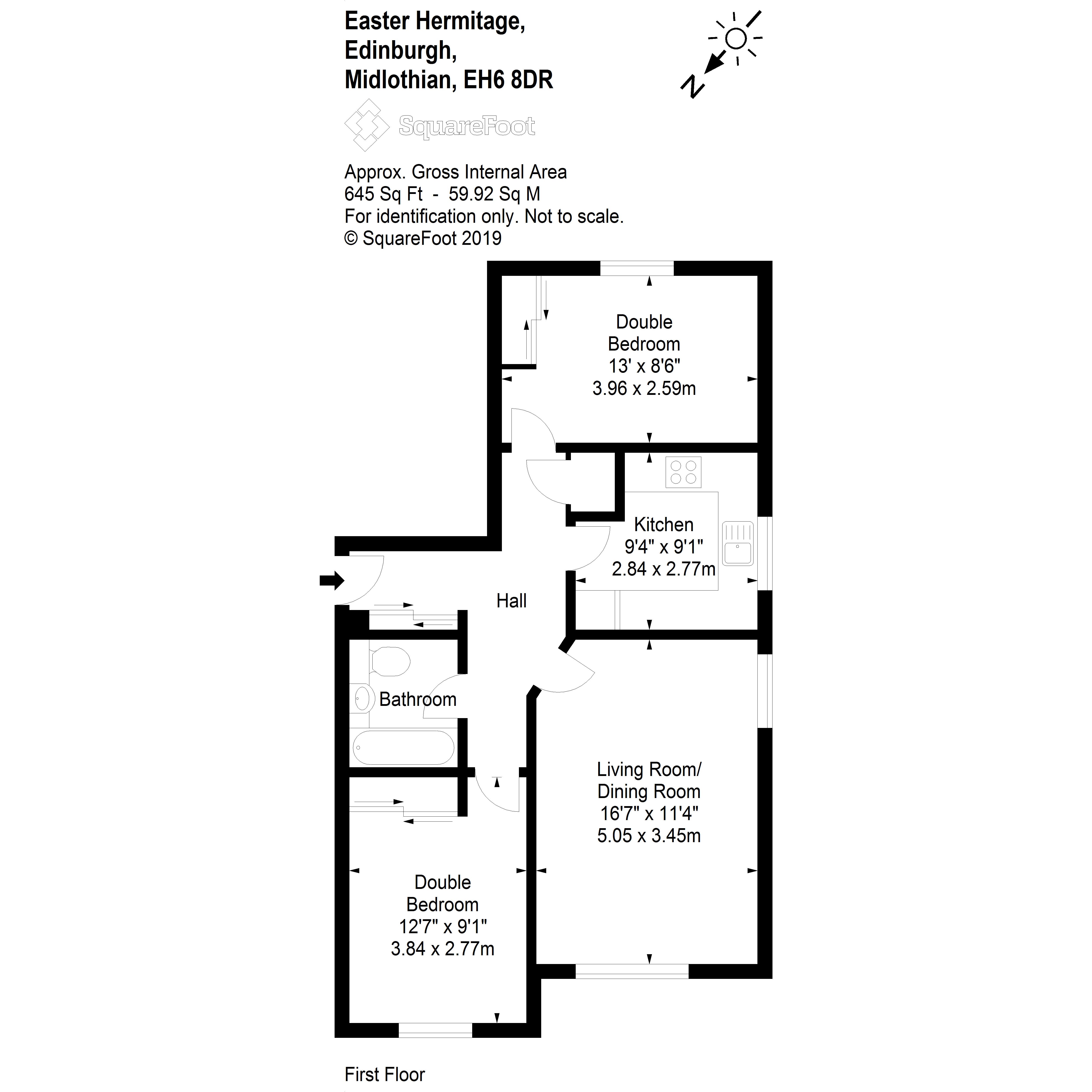 2 Bedrooms Flat for sale in 41/6 Easter Hermitage, Edinburgh EH6