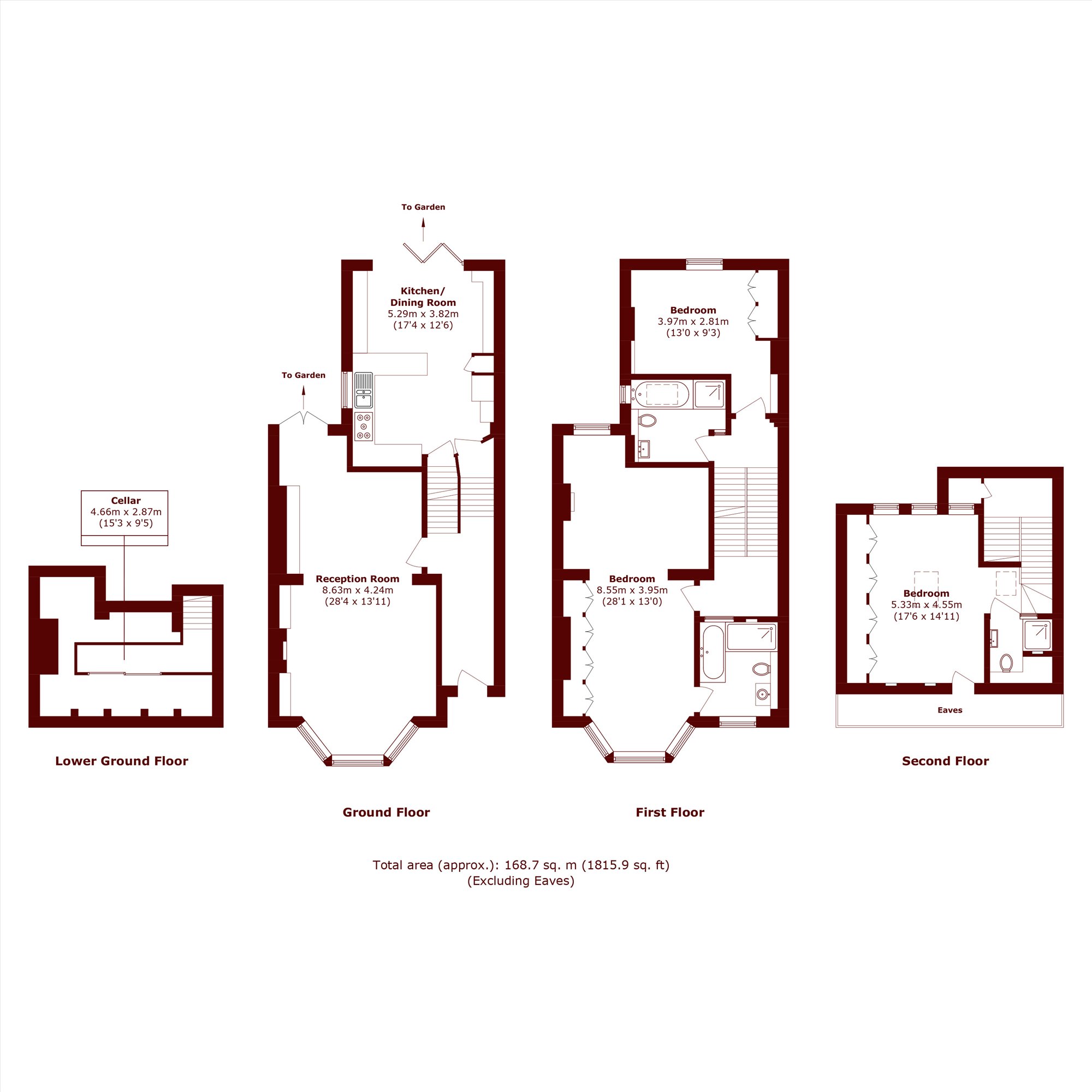 4, Dunmore Road, London floorplan