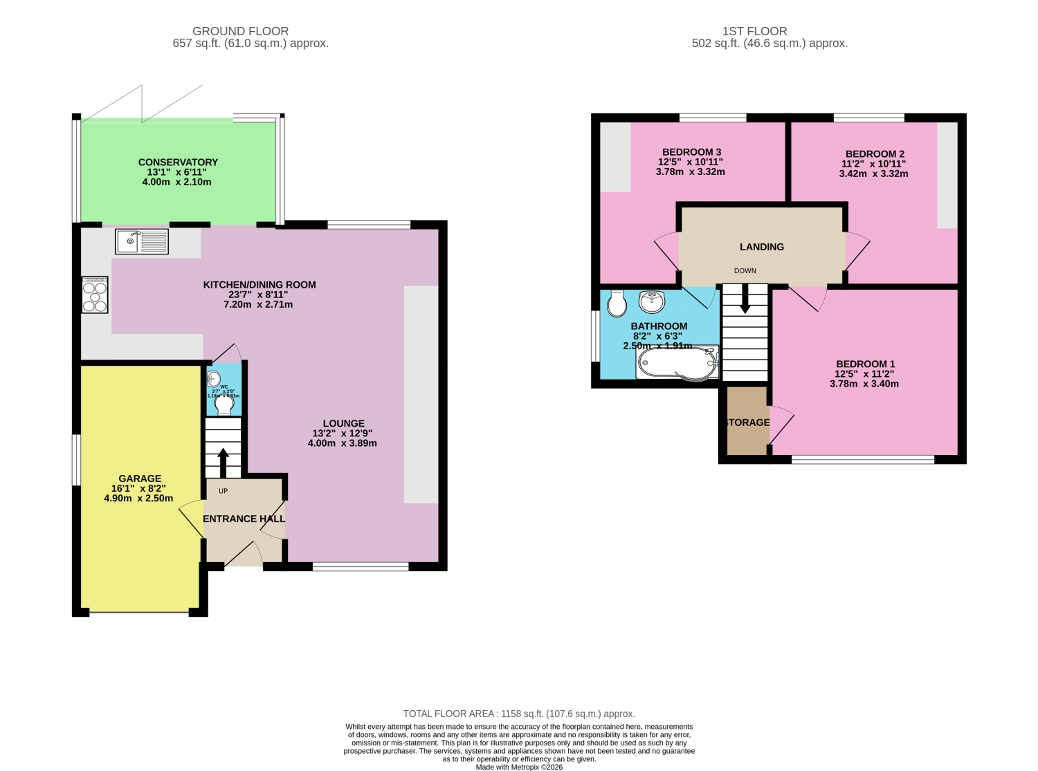 74, BROADACRES, GOOLE floorplan