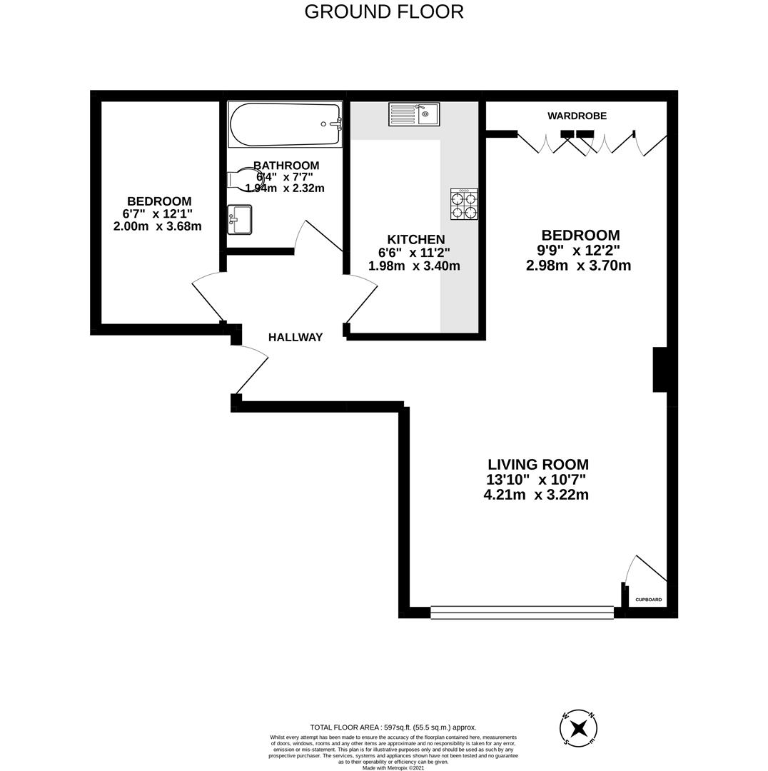14-22 Coleman Fields, London floorplan