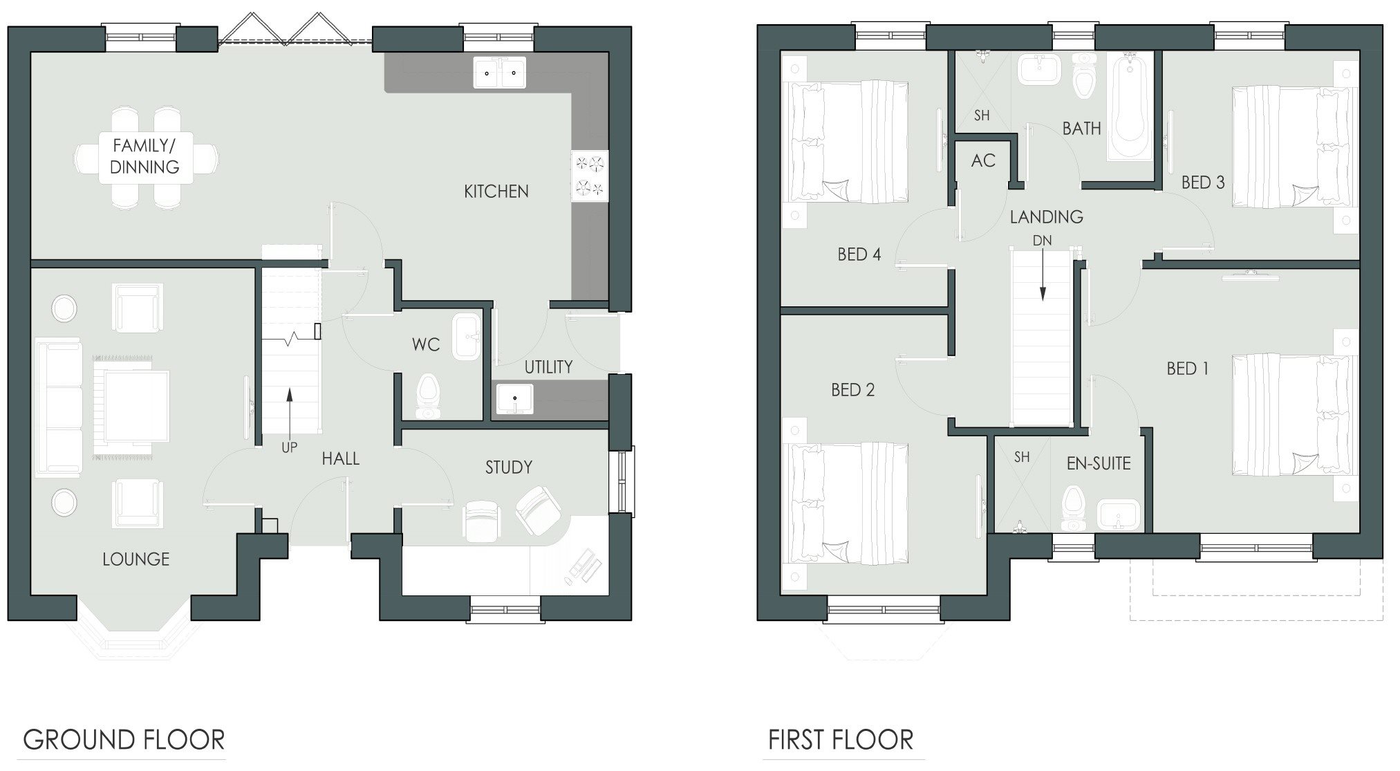 The Rosemary, Gwladus Gardens, Raglan floorplan