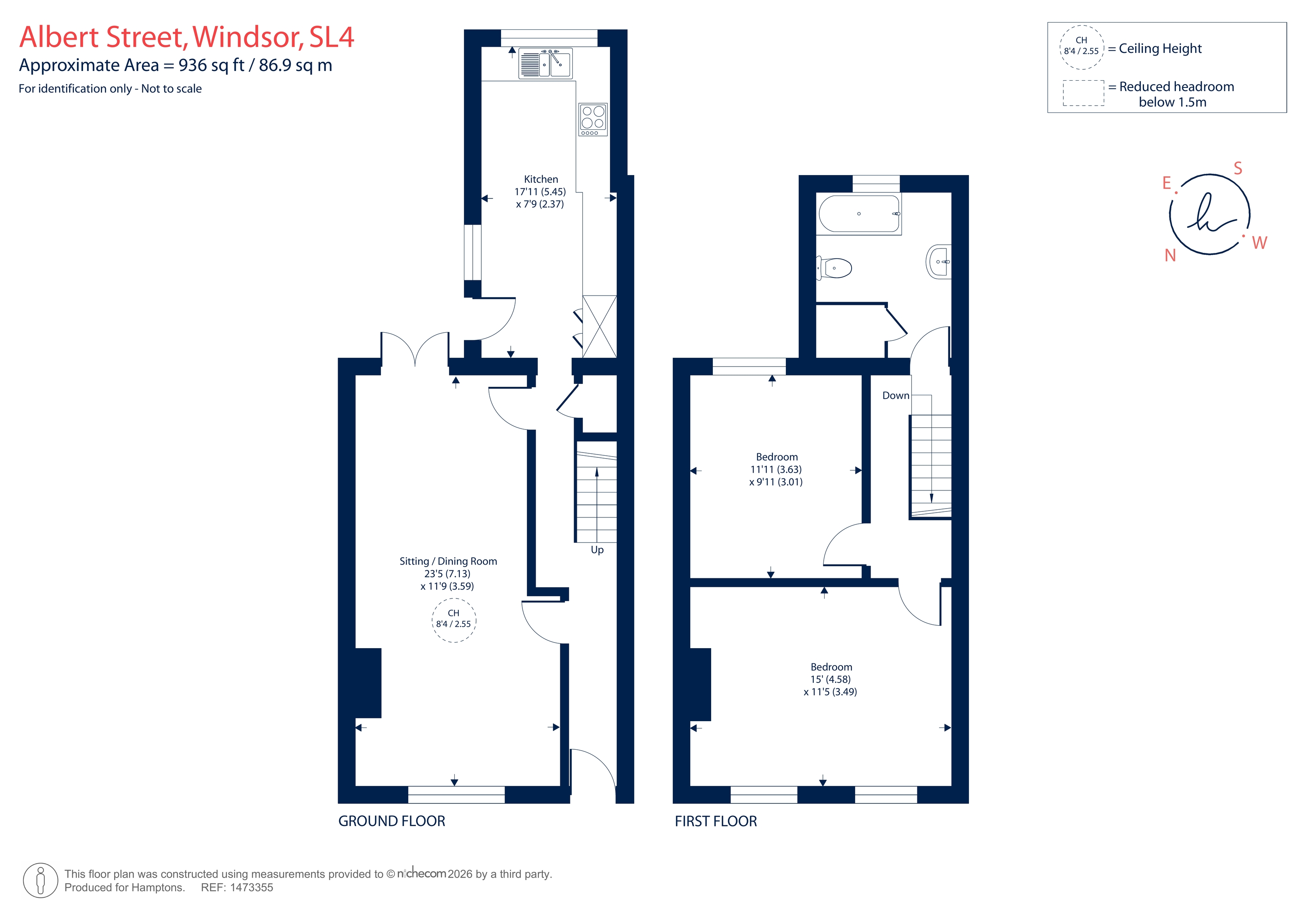 33, Albert Street, Windsor floorplan
