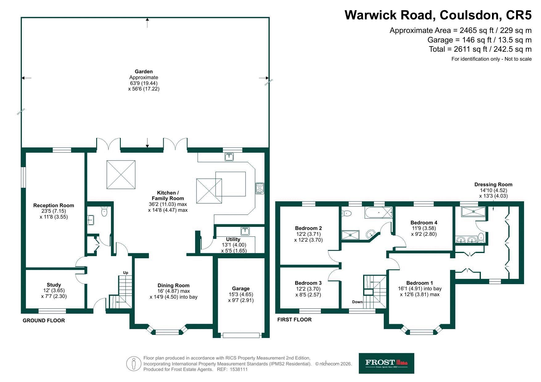 Warwick Road, COULSDON floorplan