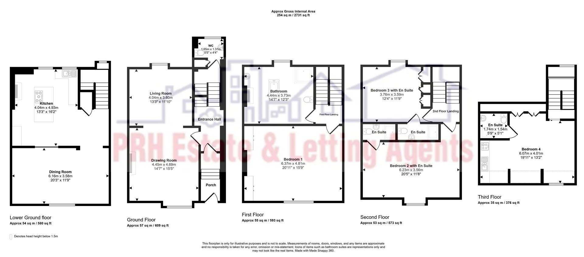 South Parade, Penzance floorplan