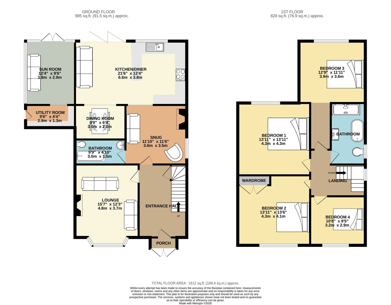 52, Westwood Avenue, March floorplan