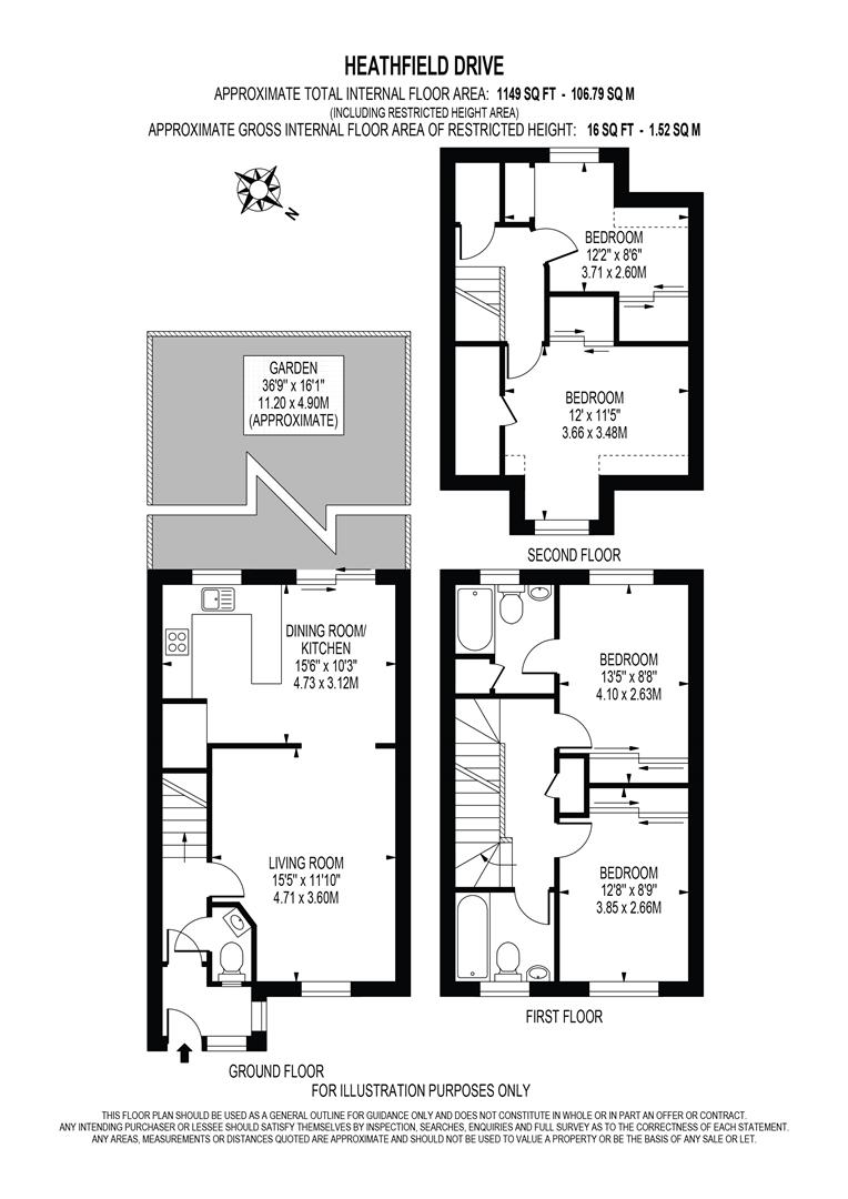 75, Heathfield Drive, Mitcham floorplan