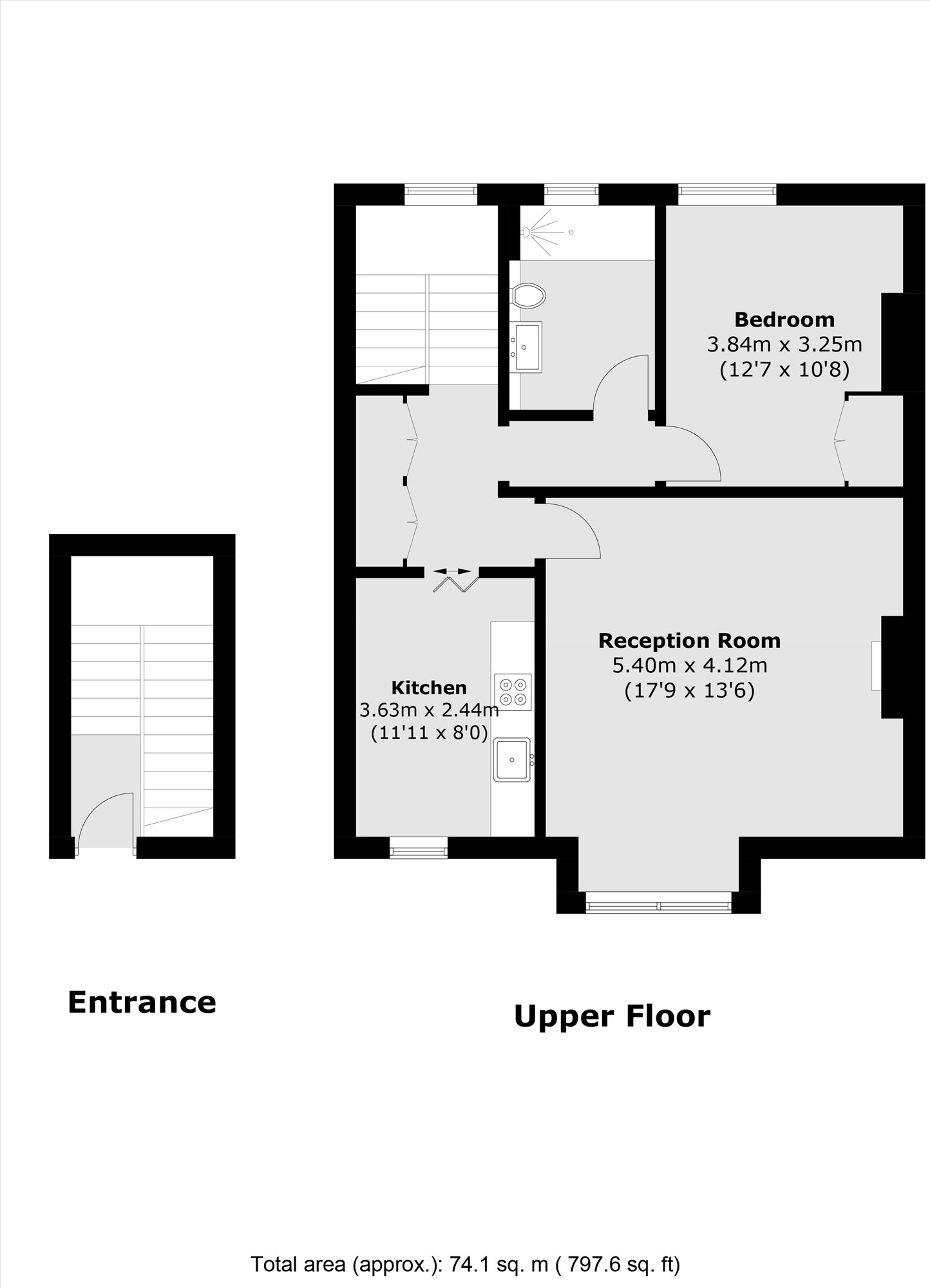 12c, Sherriff Road, London floorplan