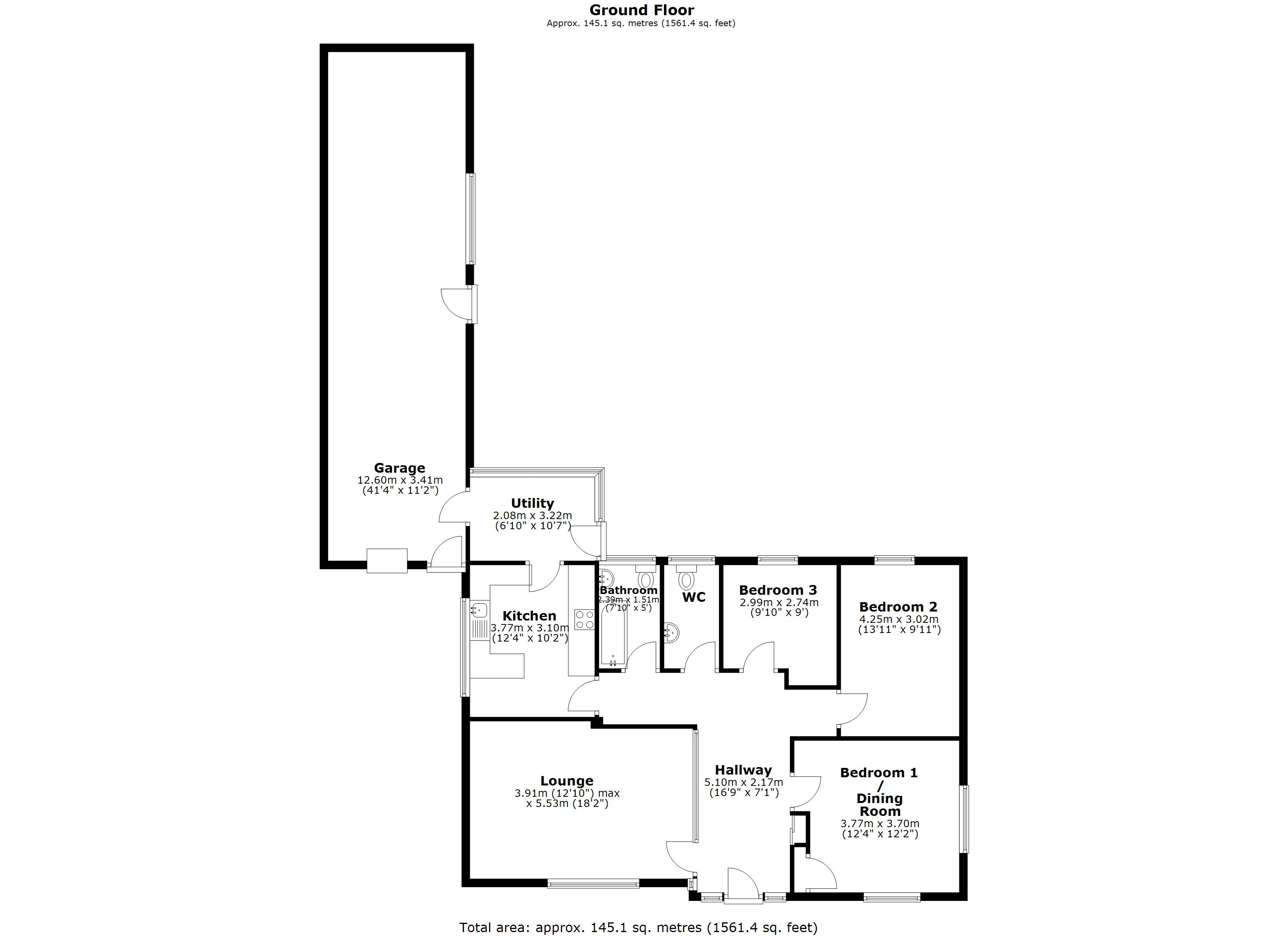 Willowby, Main Street  Retford Nottinghamshire, North Leverton floorplan
