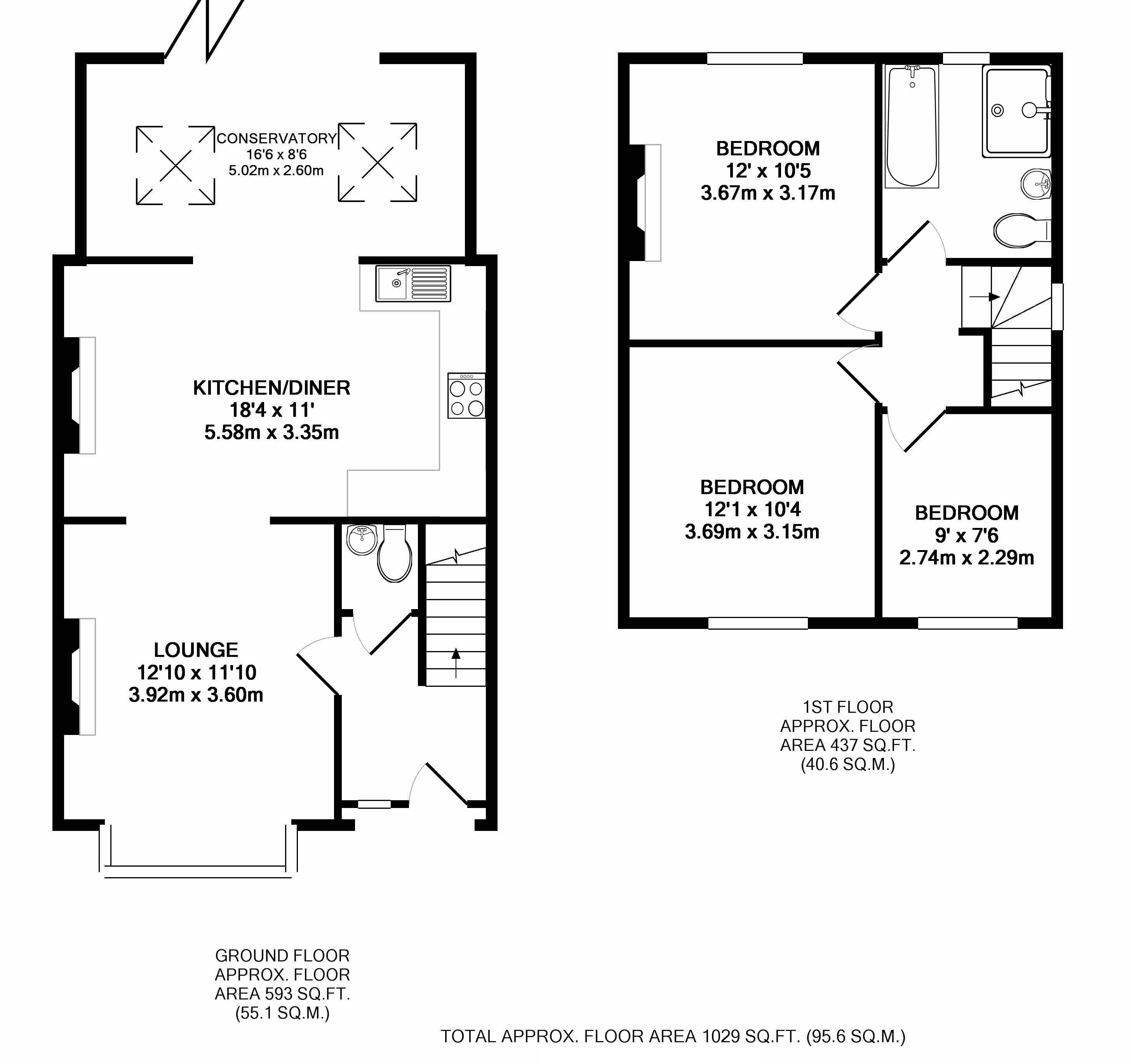 3 Bedrooms Semi-detached house for sale in Appledore Road, Tenterden TN30