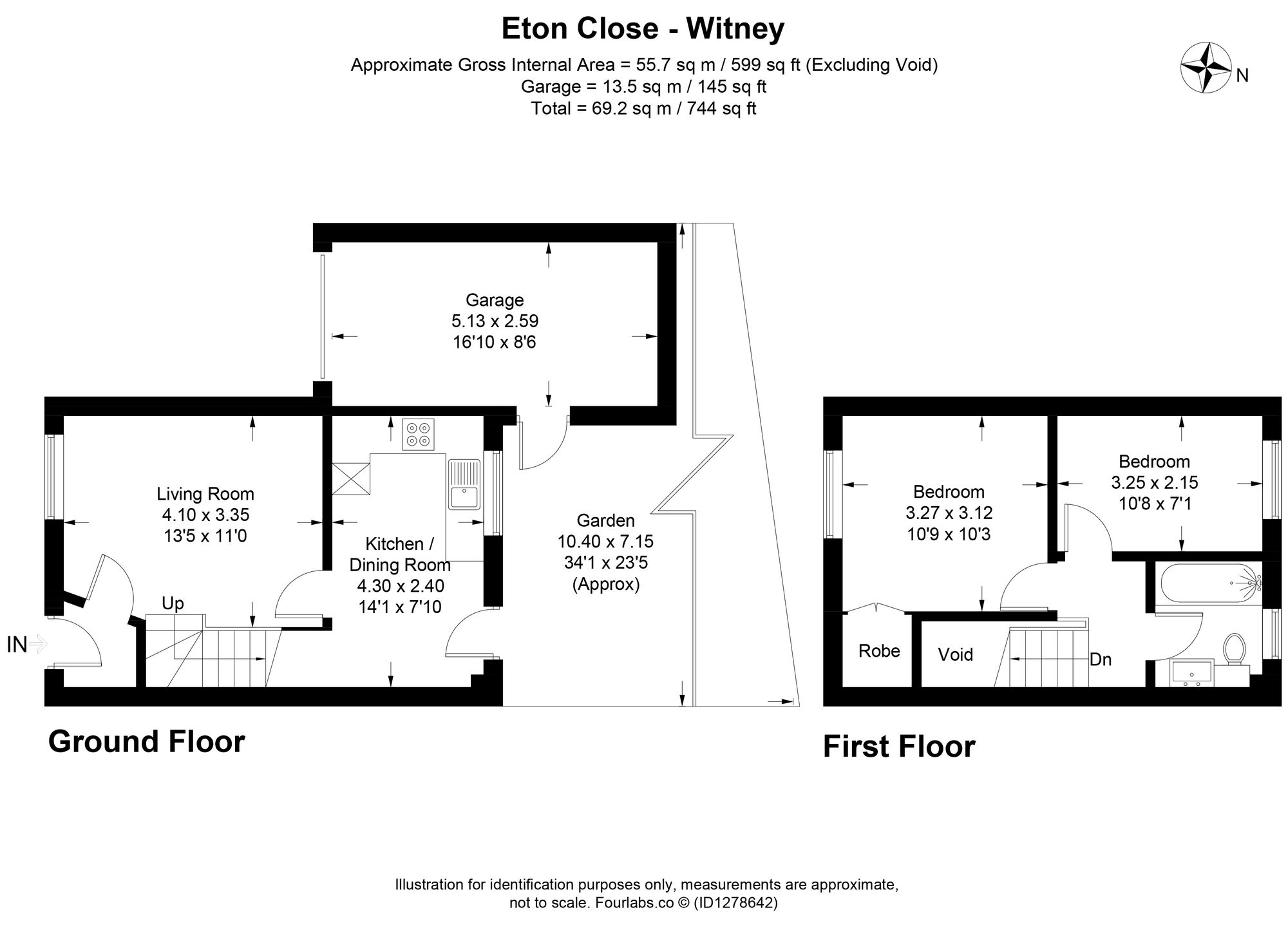 47 Eton Close, Witney floorplan