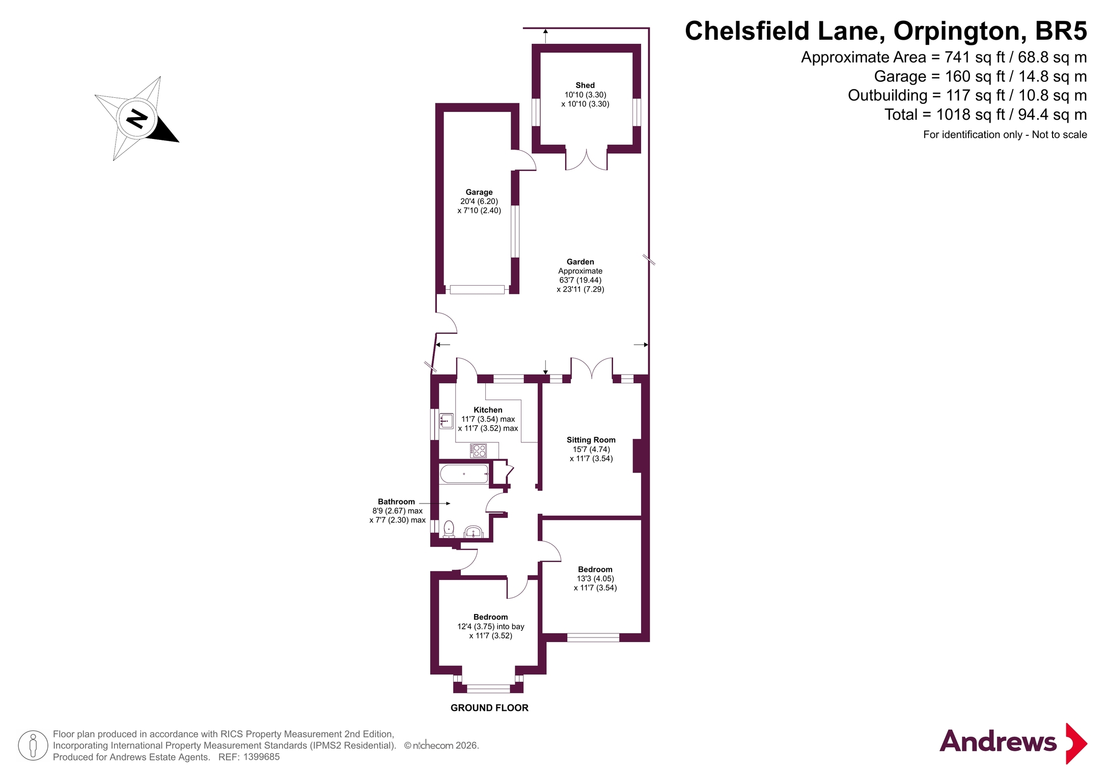 78, Chelsfield Lane, Orpington floorplan