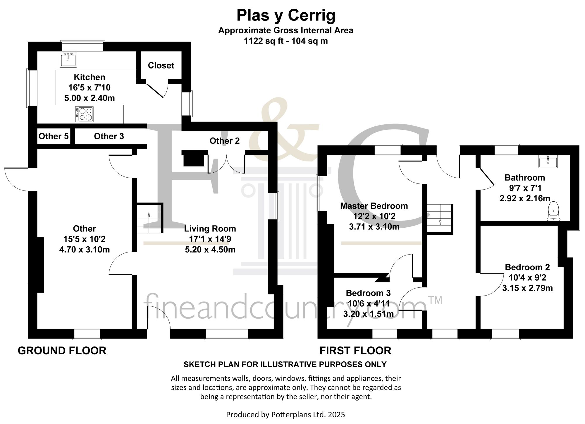 Plas Y Cerrig, Whitland floorplan