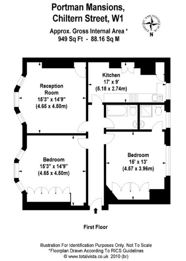 2 Bedrooms Flat to rent in Chiltern Street, Marylebone, London W1U