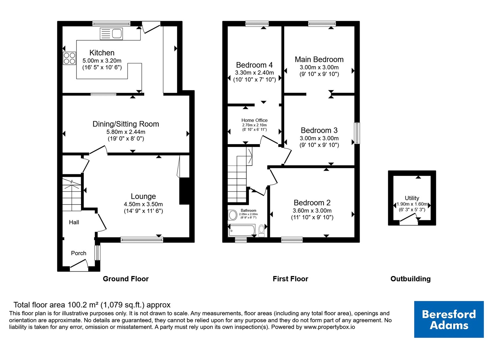 4, Maes Hyfryd, Isle of Anglesey floorplan