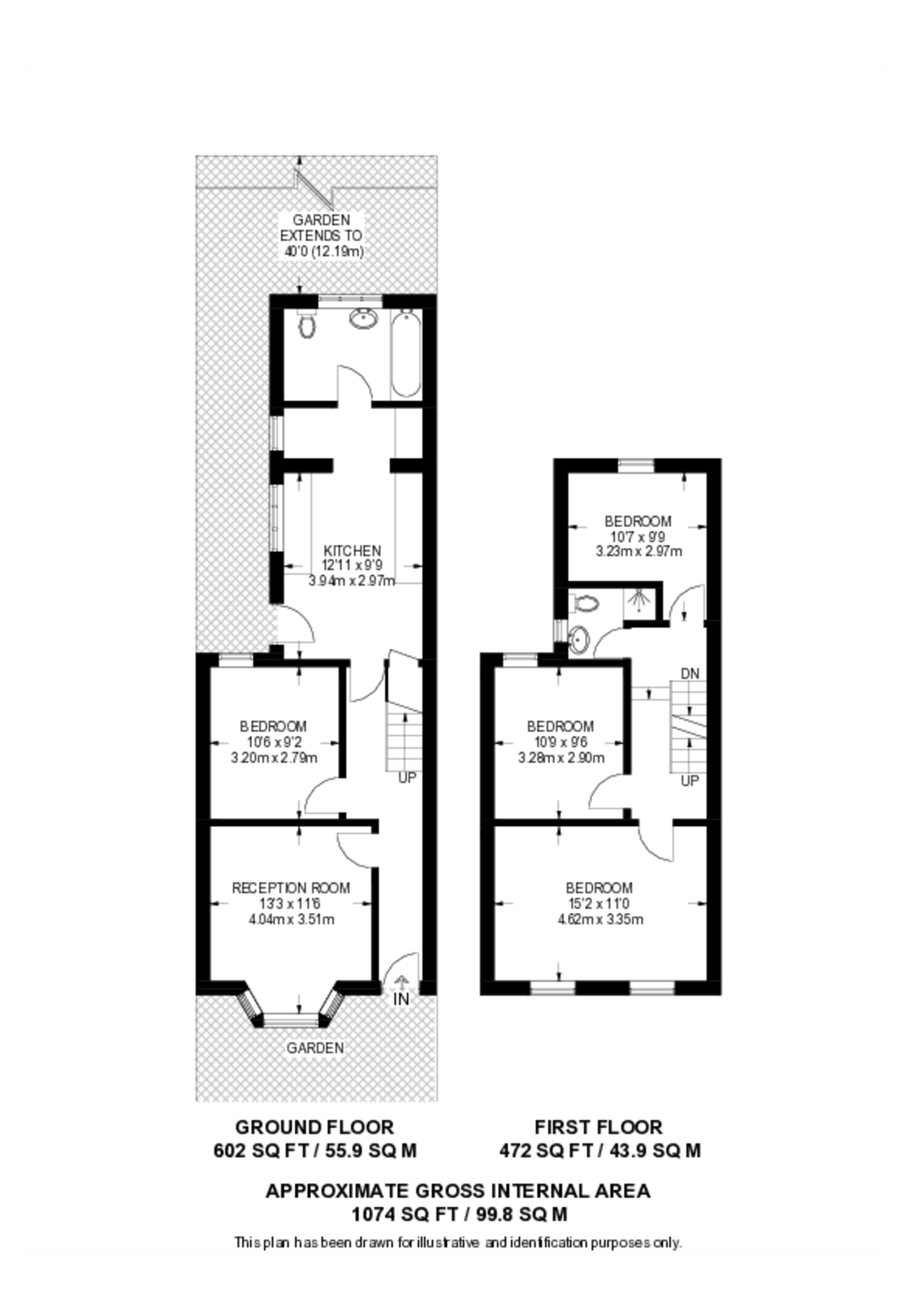 South Esk Road, Forest Gate floorplan