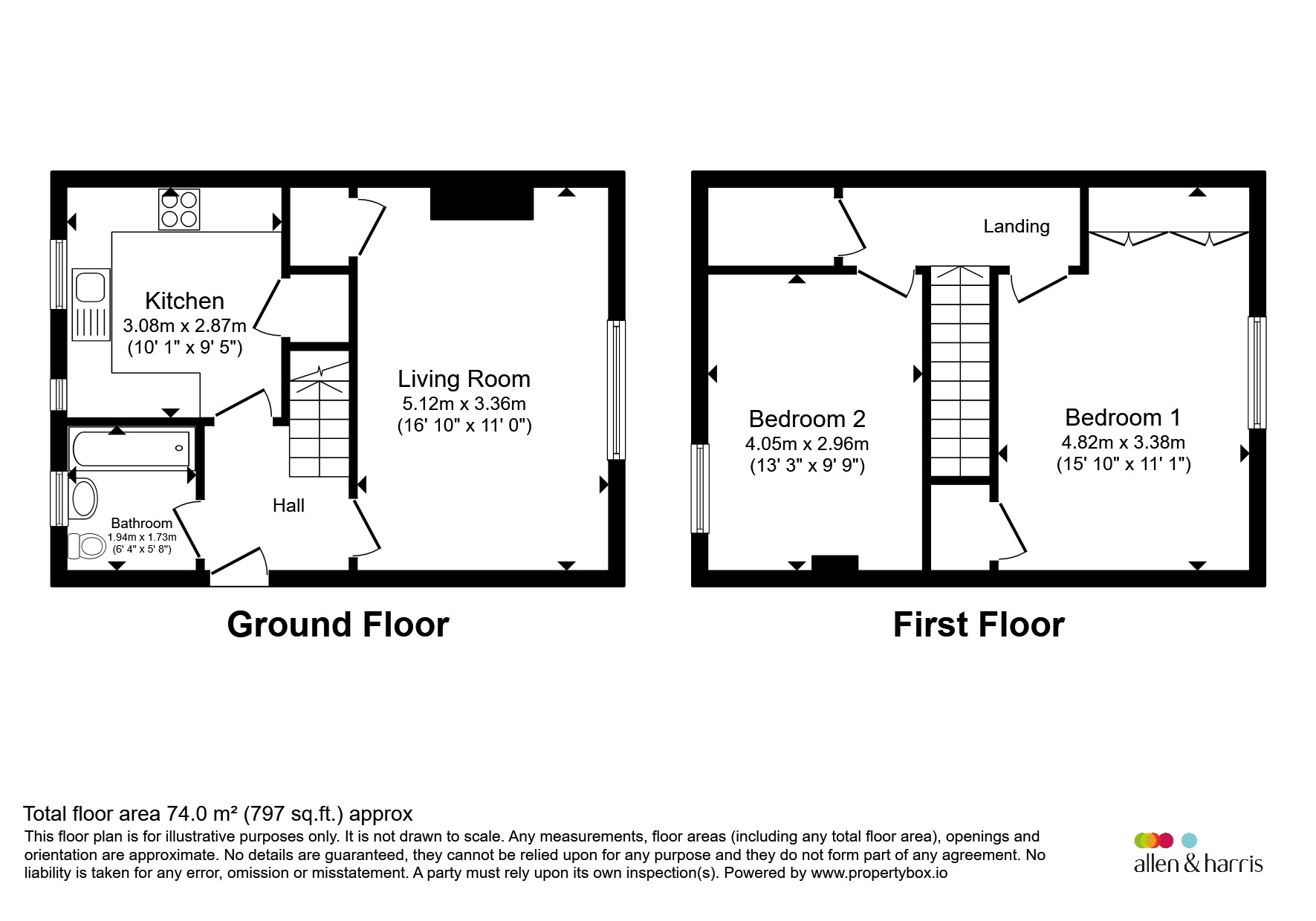 11, Auldgirth Road, Glasgow floorplan