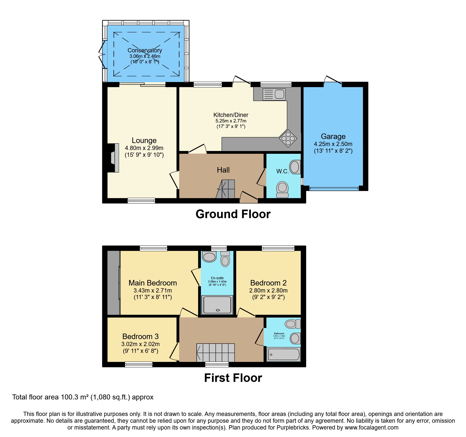 34, Gladden Fields, Chelmsford floorplan