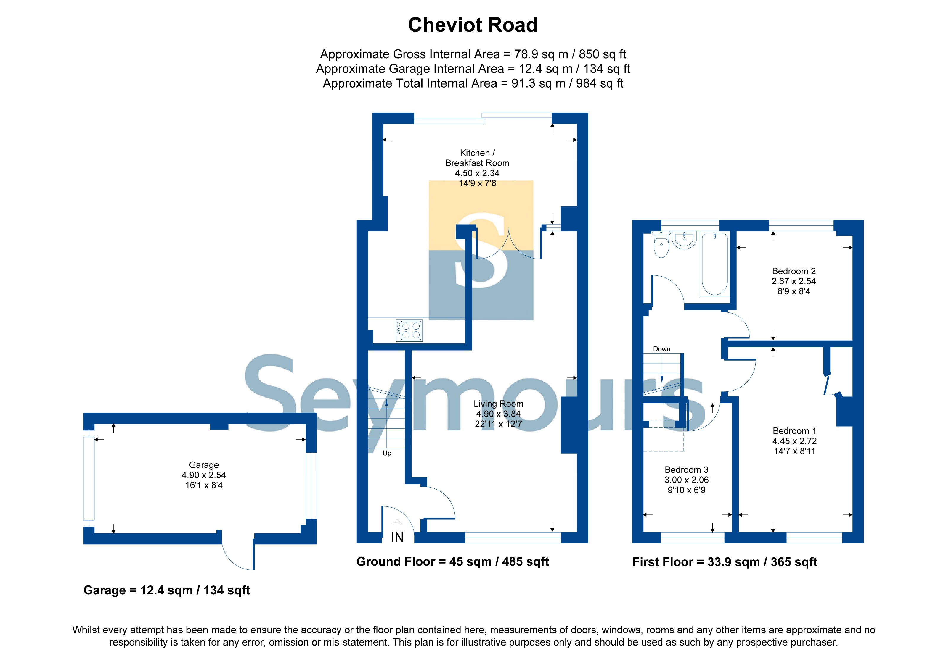 40, Cheviot Road, Sandhurst floorplan