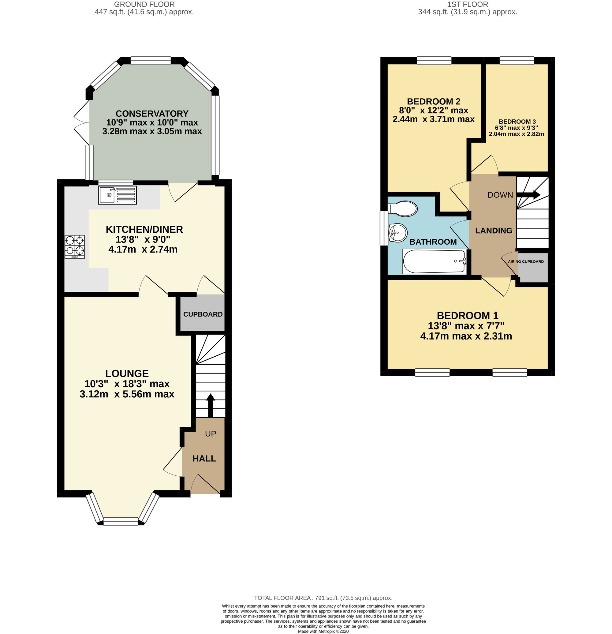 9 Guinevere Way, Leicester floorplan