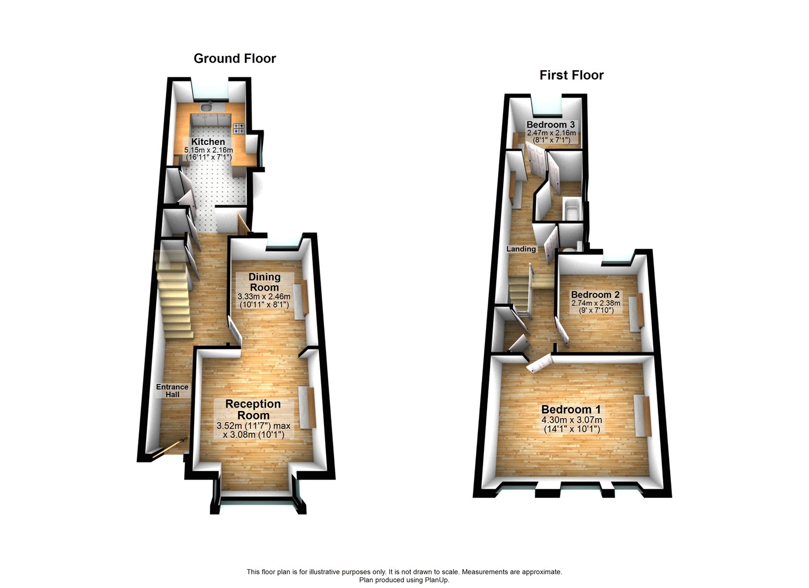 87, Brookdale Road, London floorplan
