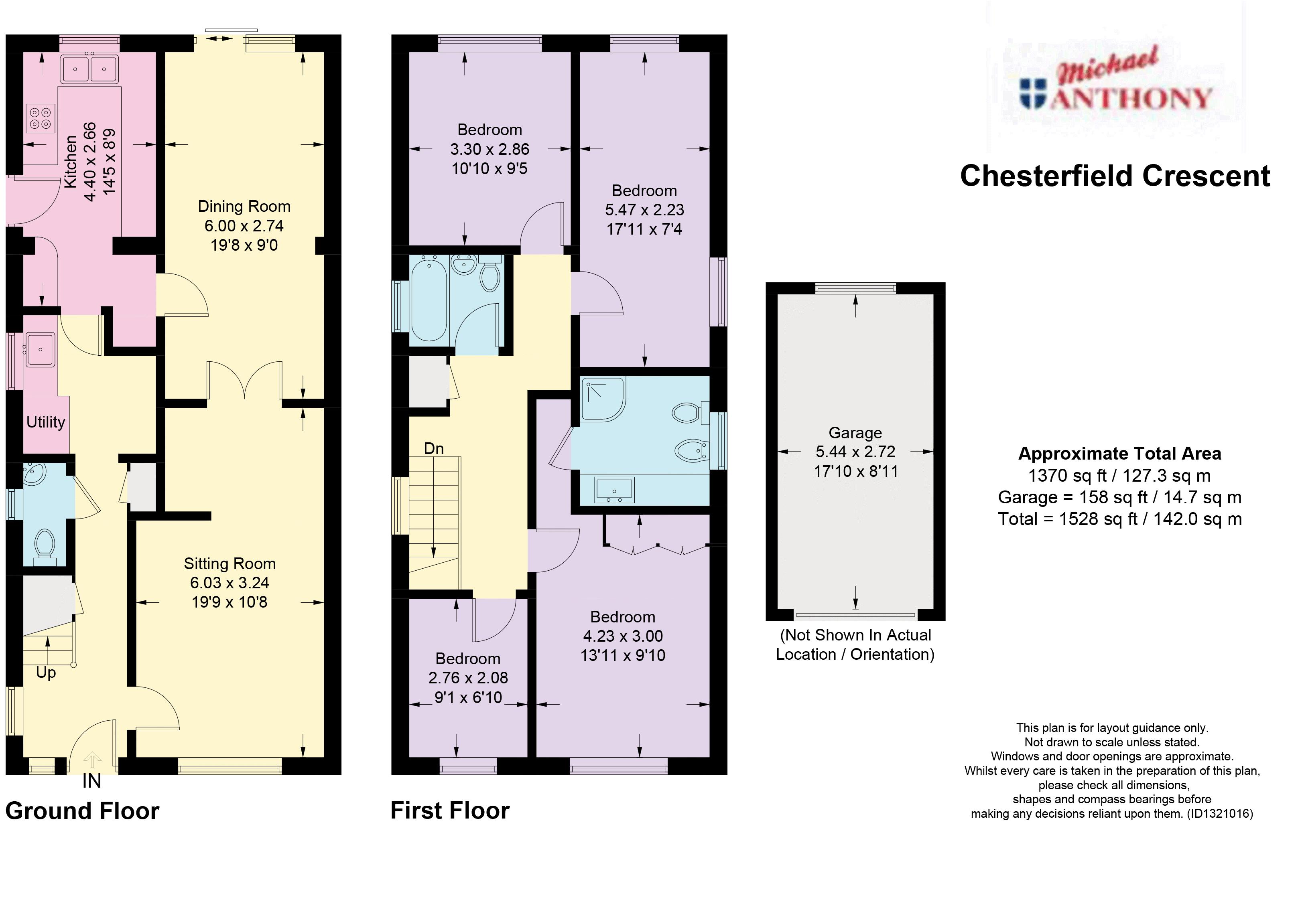 15, Chesterfield Crescent, Leighton Buzzard floorplan