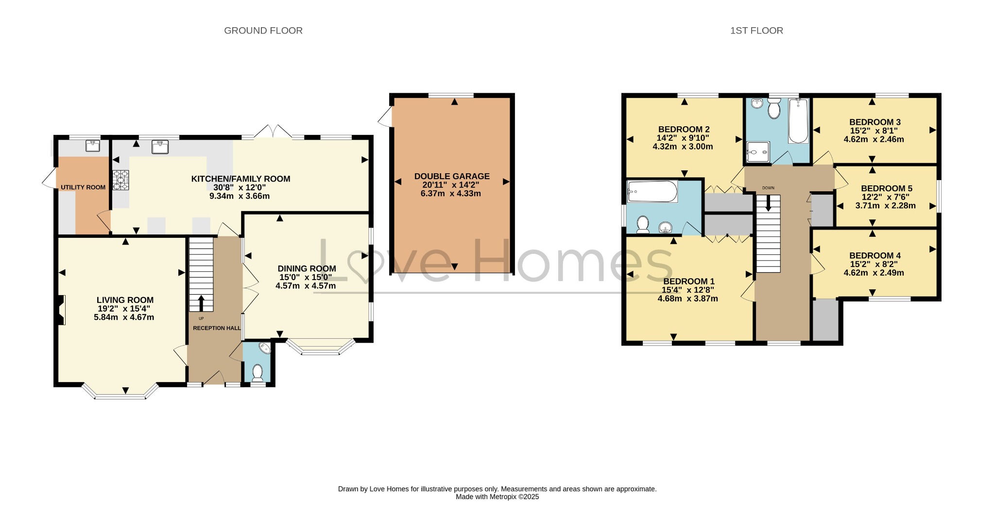 14, Manor Park Drive, Bedford floorplan