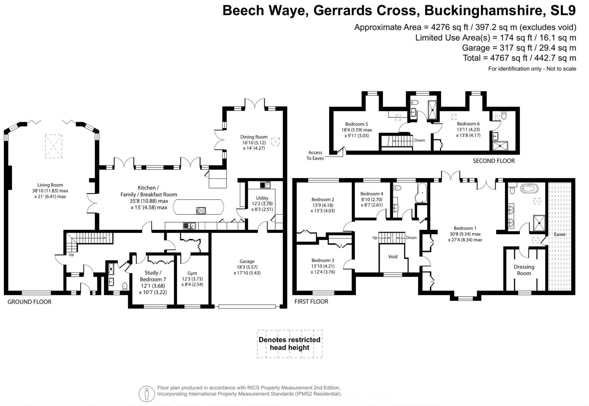 18 Beech Waye, Gerrards Cross floorplan