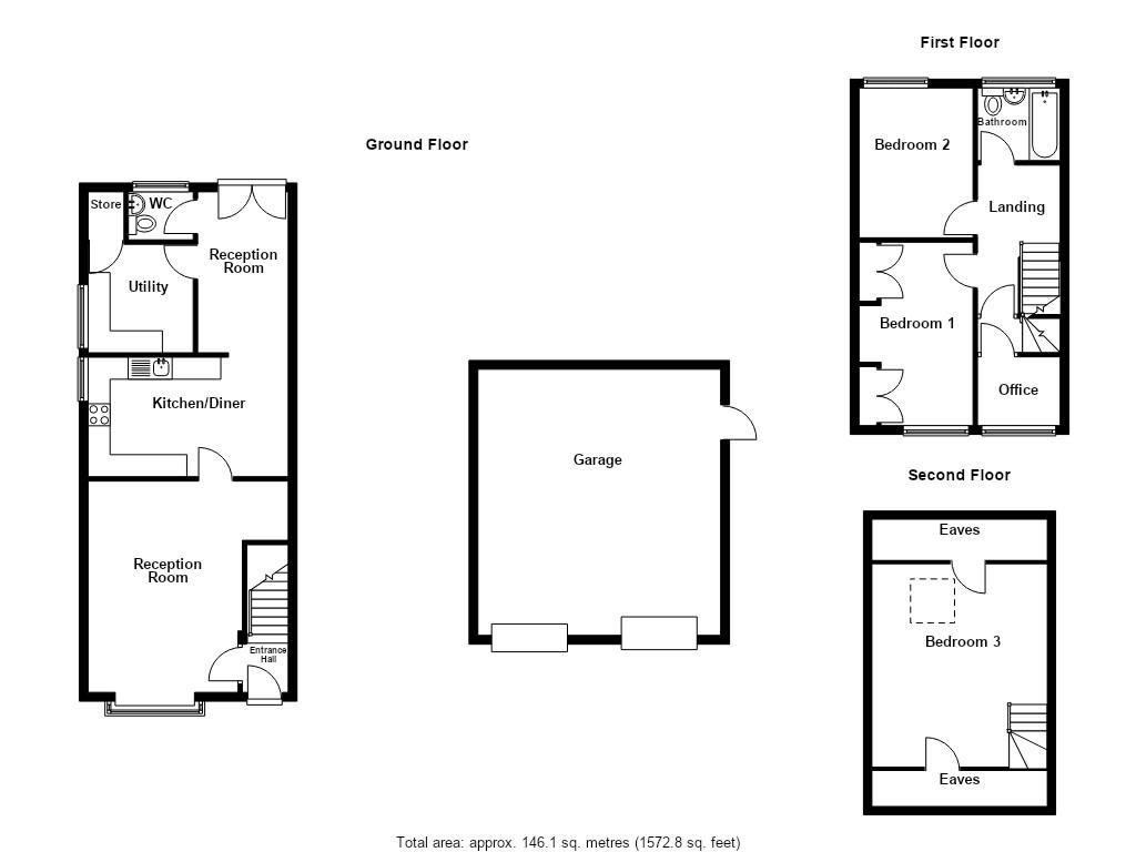 16, Poplar Close, Rishton Blackburn floorplan
