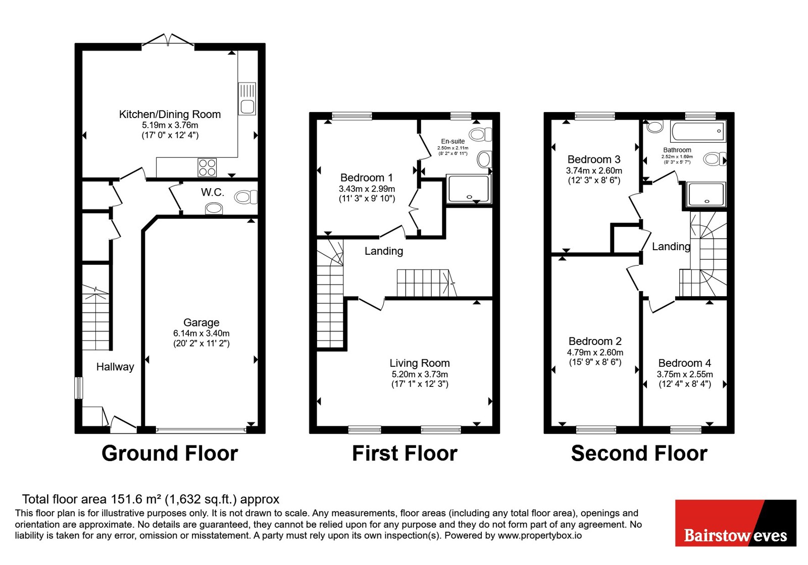 9, Bentley Grove, Cambridgeshire floorplan