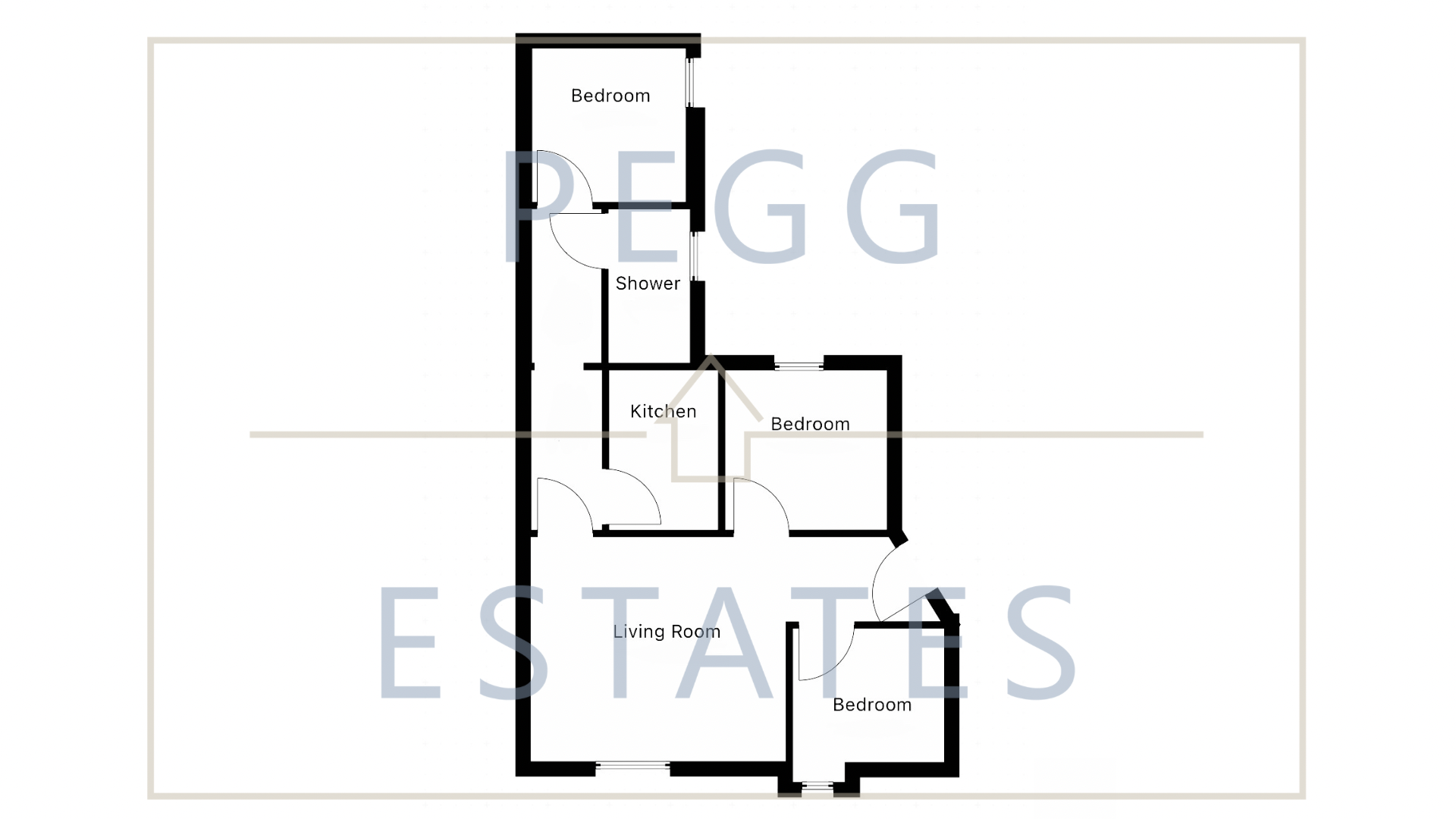 Flat 1, 31 Rock Road, Torquay floorplan