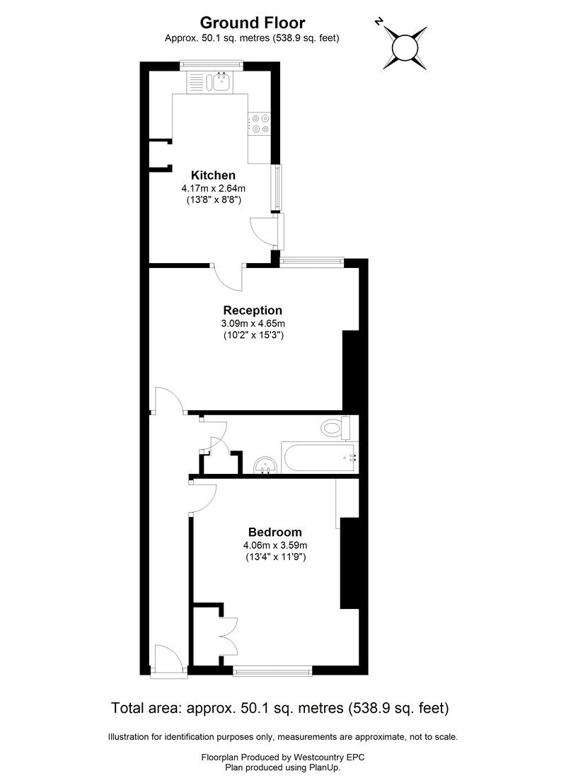 1 Bedrooms Flat for sale in Bellevue Crescent, Clifton, Bristol BS8