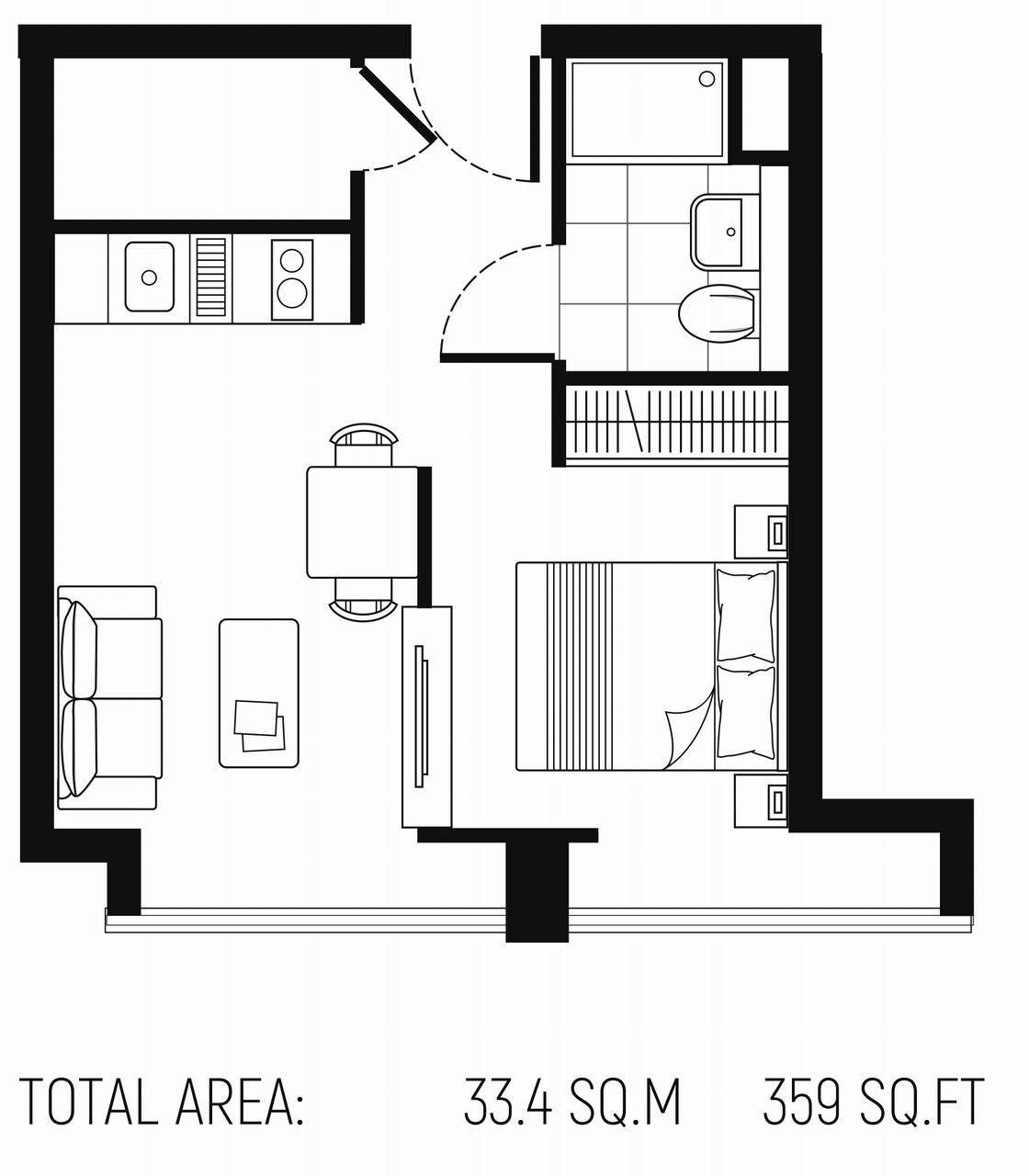 0 Bedrooms Studio to rent in Trinity Square, 23-59 Staines Road, Hounslow, Middlesex TW3