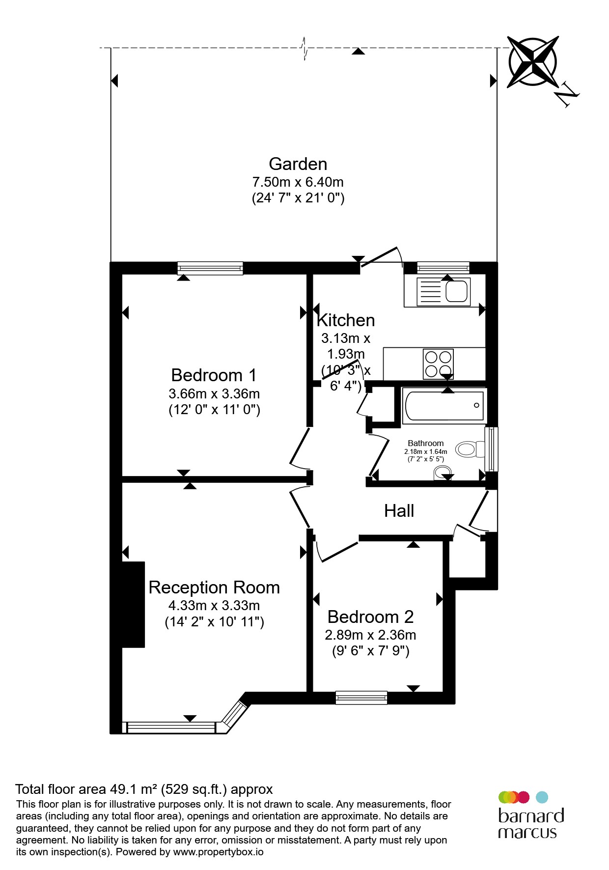 13, Oakleigh Close, London floorplan