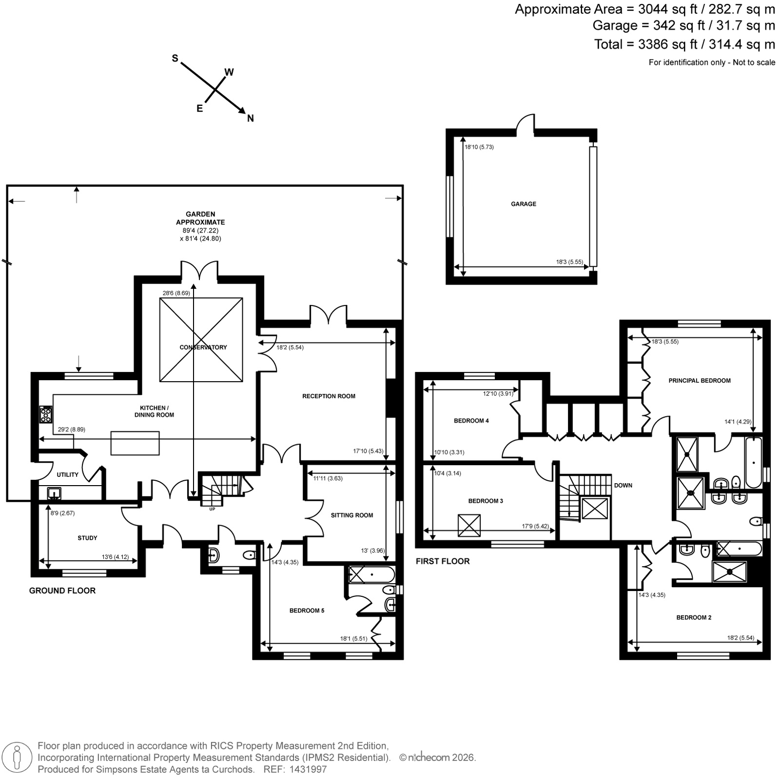 Cedar Cottage,, Norrels Drive, East Horsley floorplan