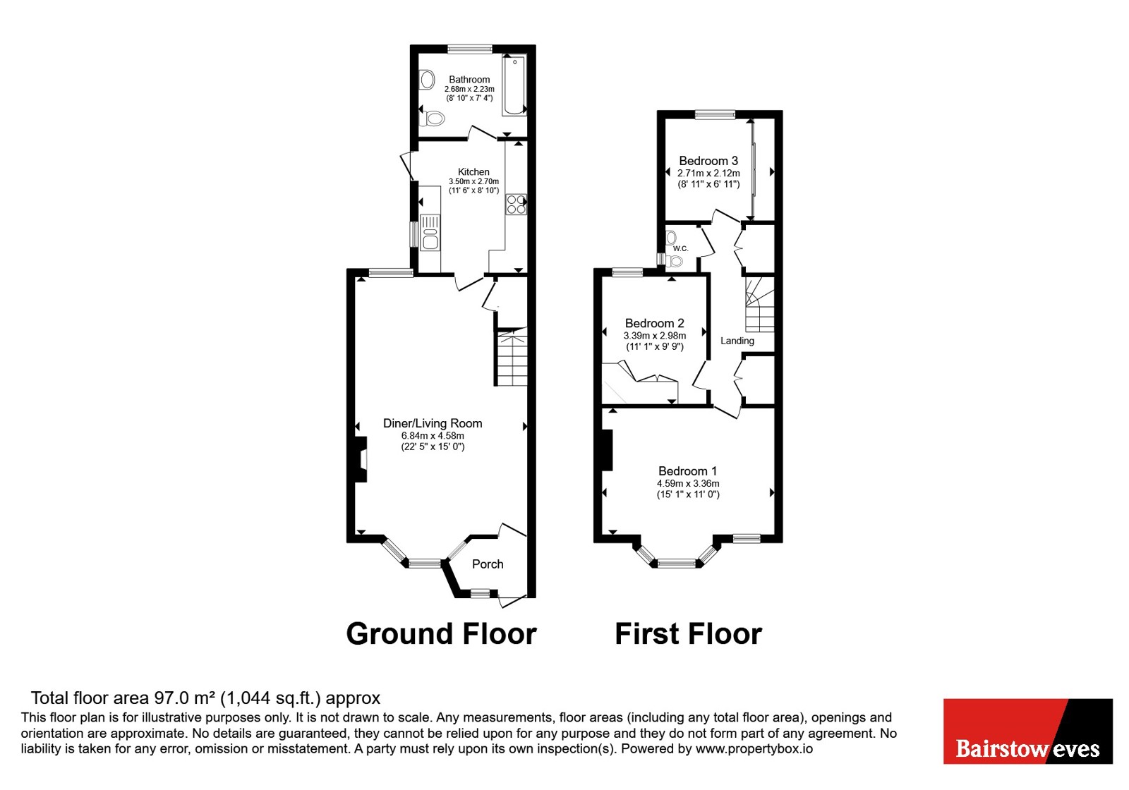 58, Mitcham Road, London floorplan