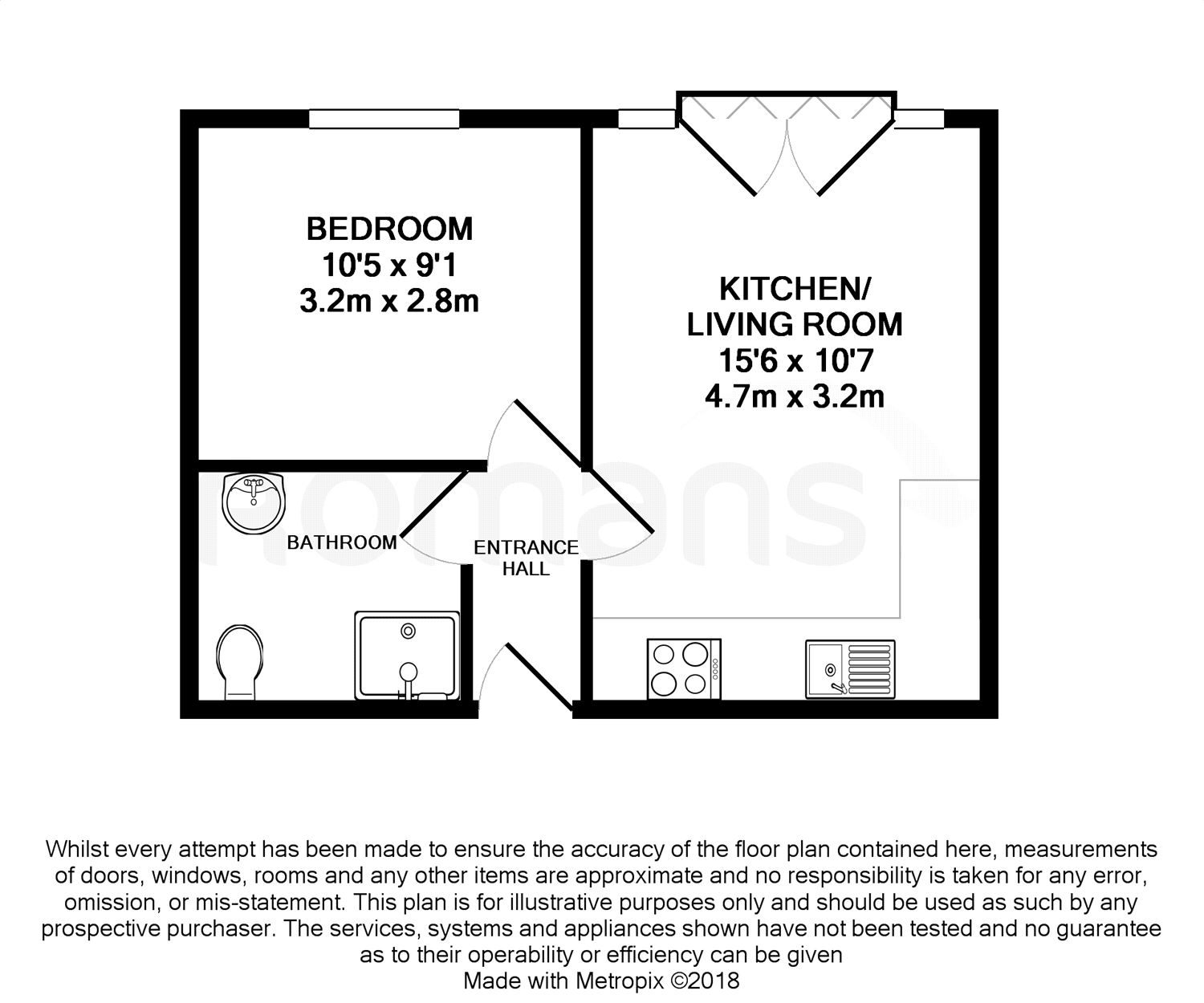 1 Bedrooms Flat to rent in White Hart Industrial Estate, London Road, Blackwater, Camberley GU17