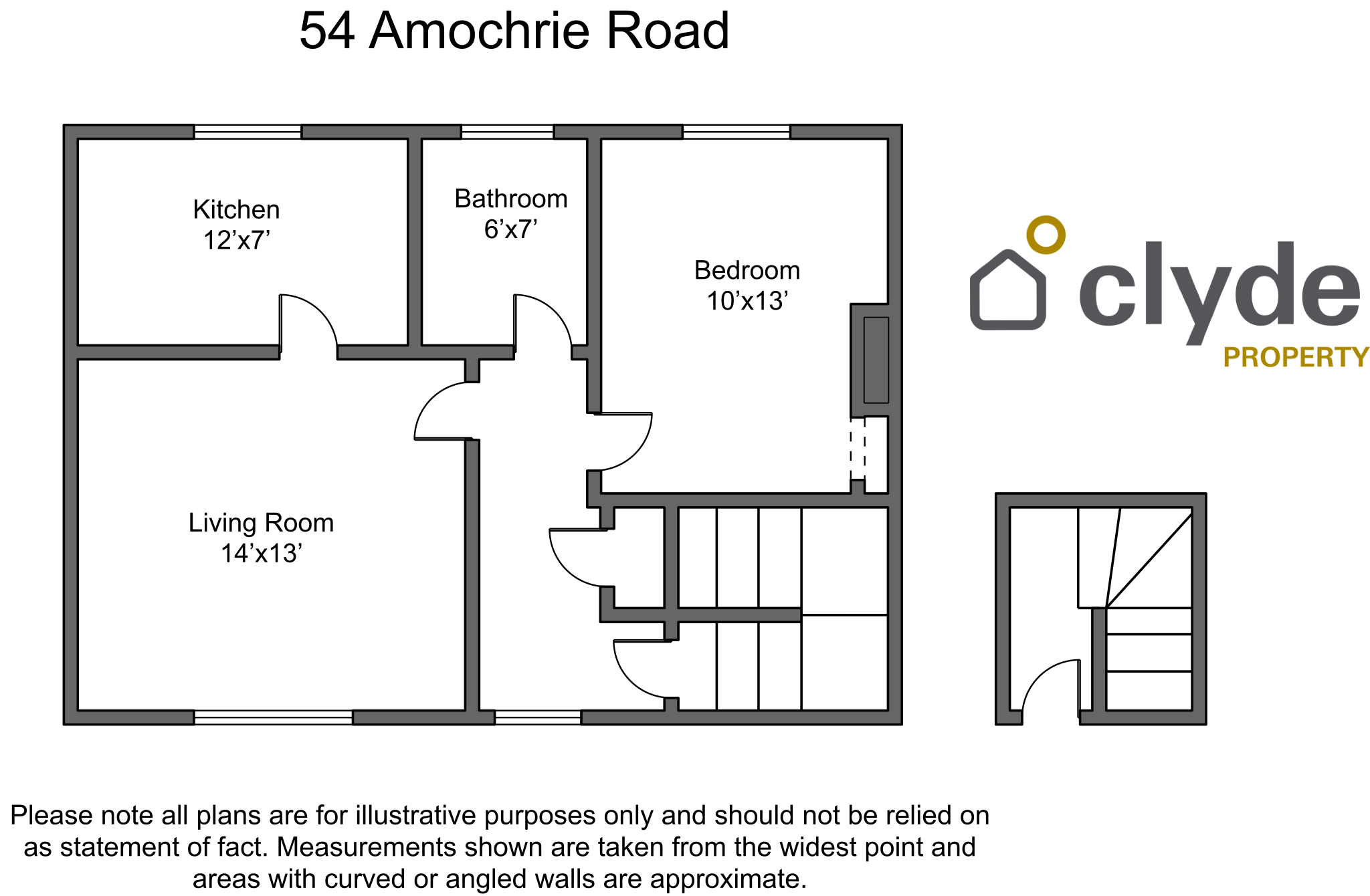 54, Amochrie Road, Paisley floorplan